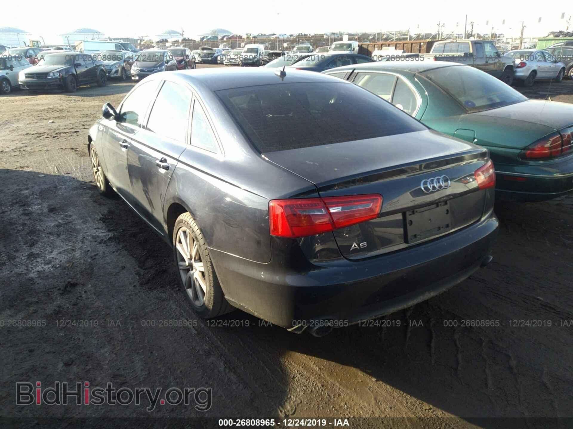 2013 AUDI A6 - VIN: WAUGFAFC0DN120875 - Фото 3