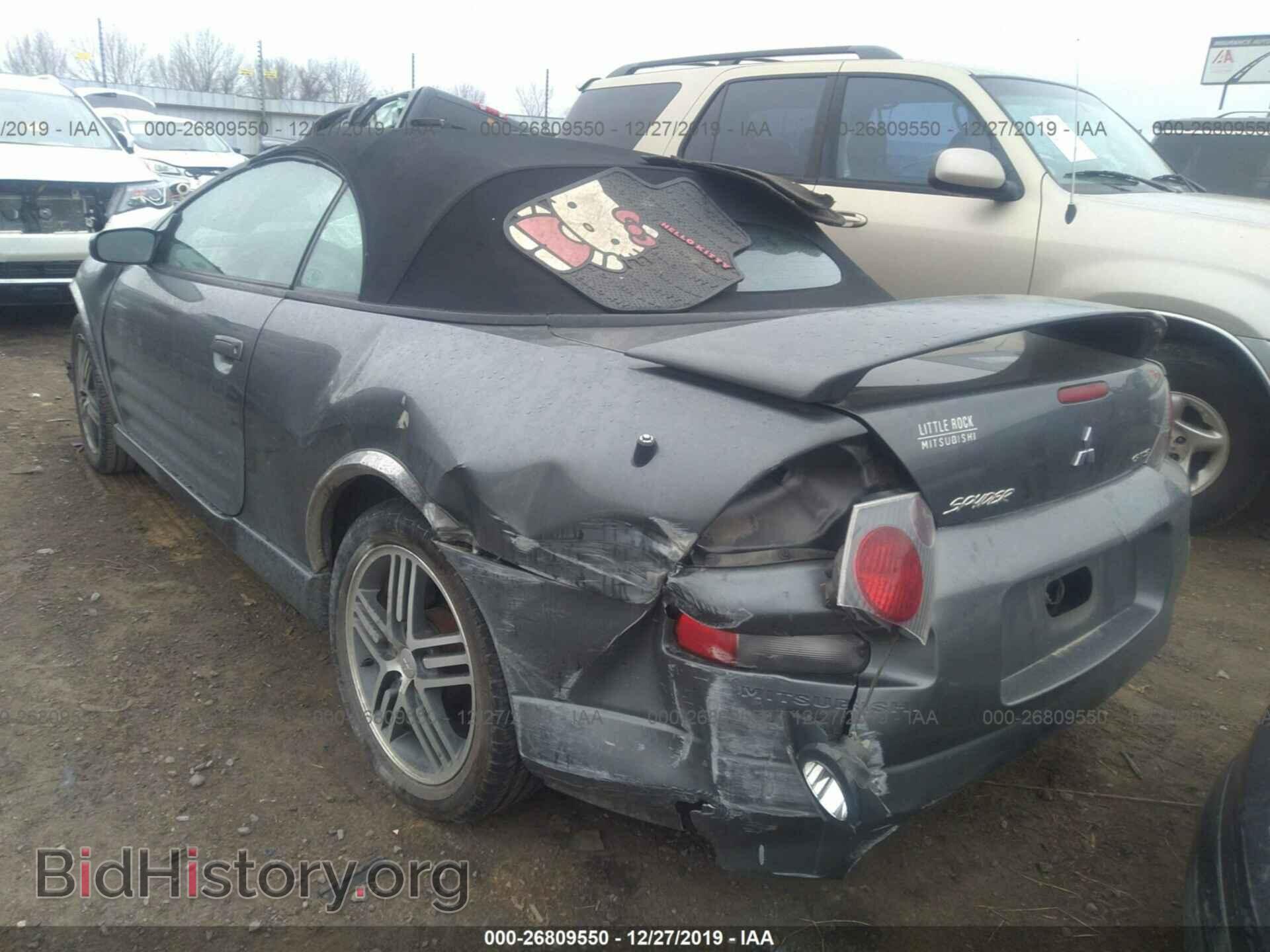 2004 MITSUBISHI ECLIPSE - VIN: 4A3AE75H24E060641 - Фото 3