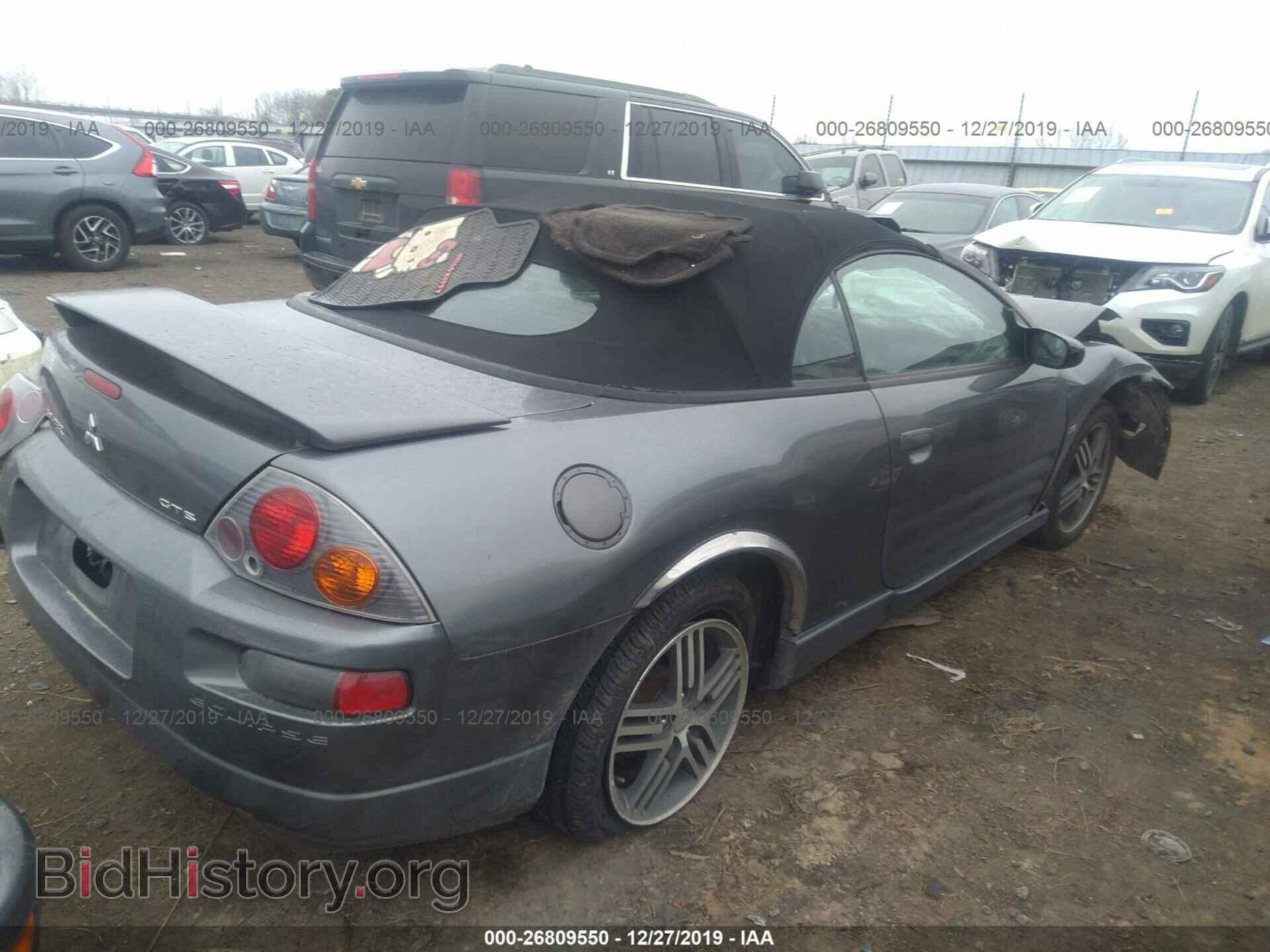 2004 MITSUBISHI ECLIPSE - VIN: 4A3AE75H24E060641 - Фото 4