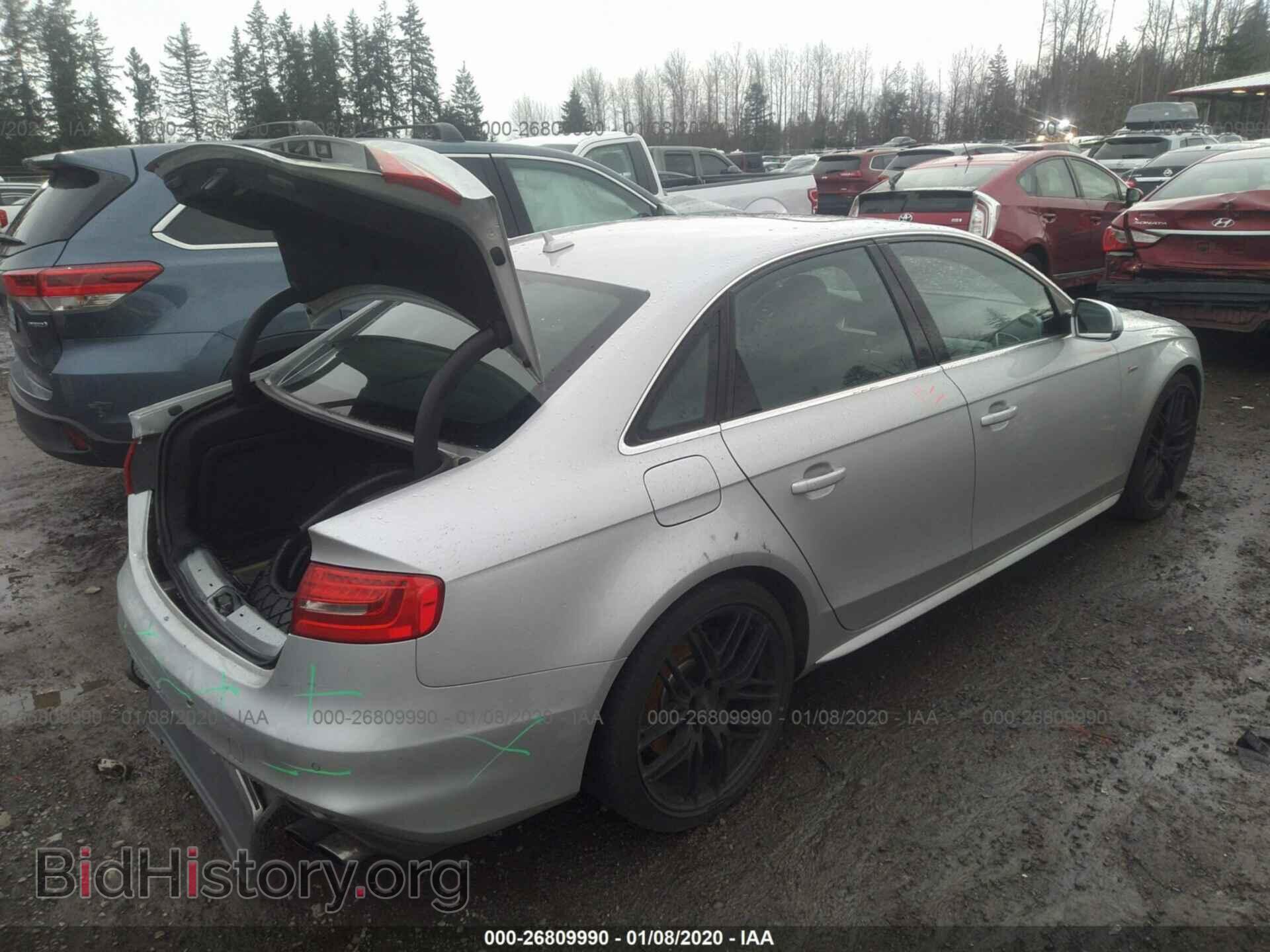 2014 AUDI S4 - VIN: WAUDGAFL7EA090606 - Фото 4