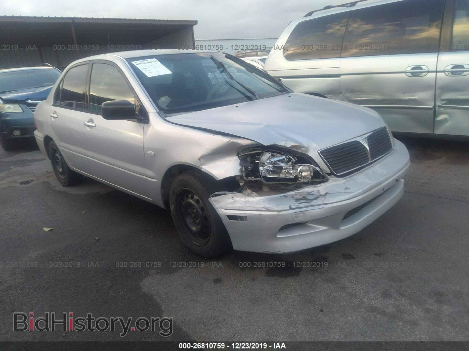 Фотография JA3AJ26E12U030683 - MITSUBISHI LANCER 2002