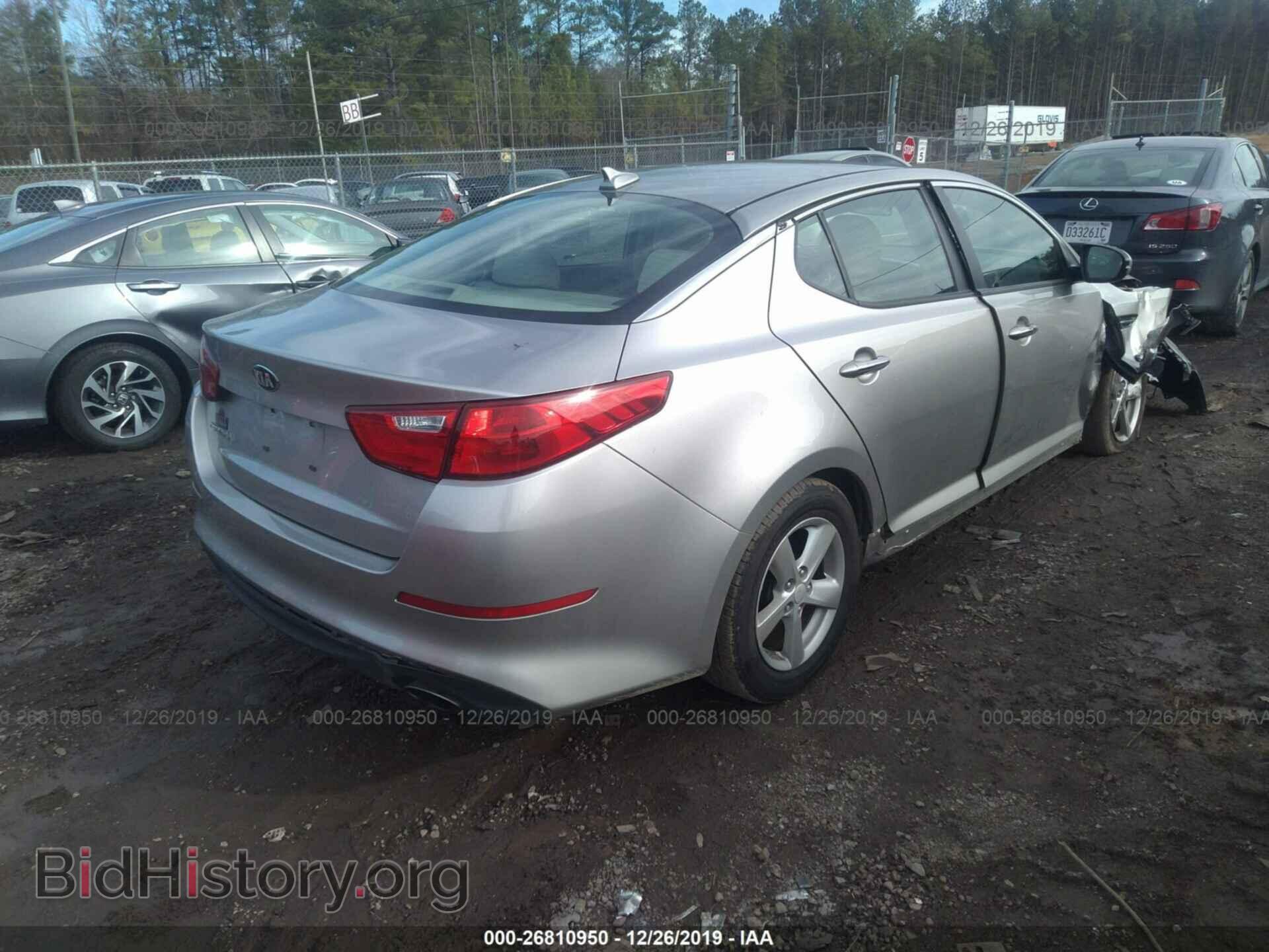 2015 KIA OPTIMA - VIN: KNAGM4A70F5559725 - Фото 4