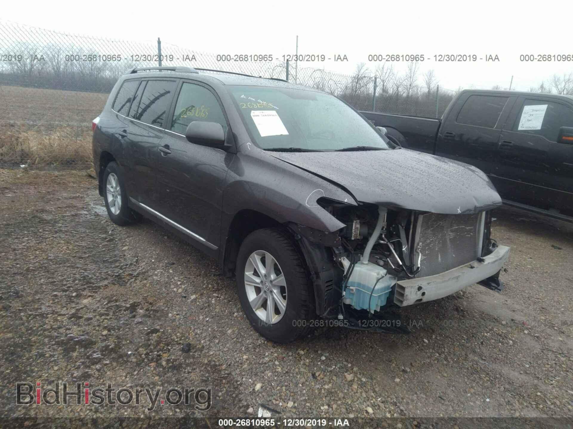 Photo 5TDBK3EH1CS127375 - TOYOTA HIGHLANDER 2012