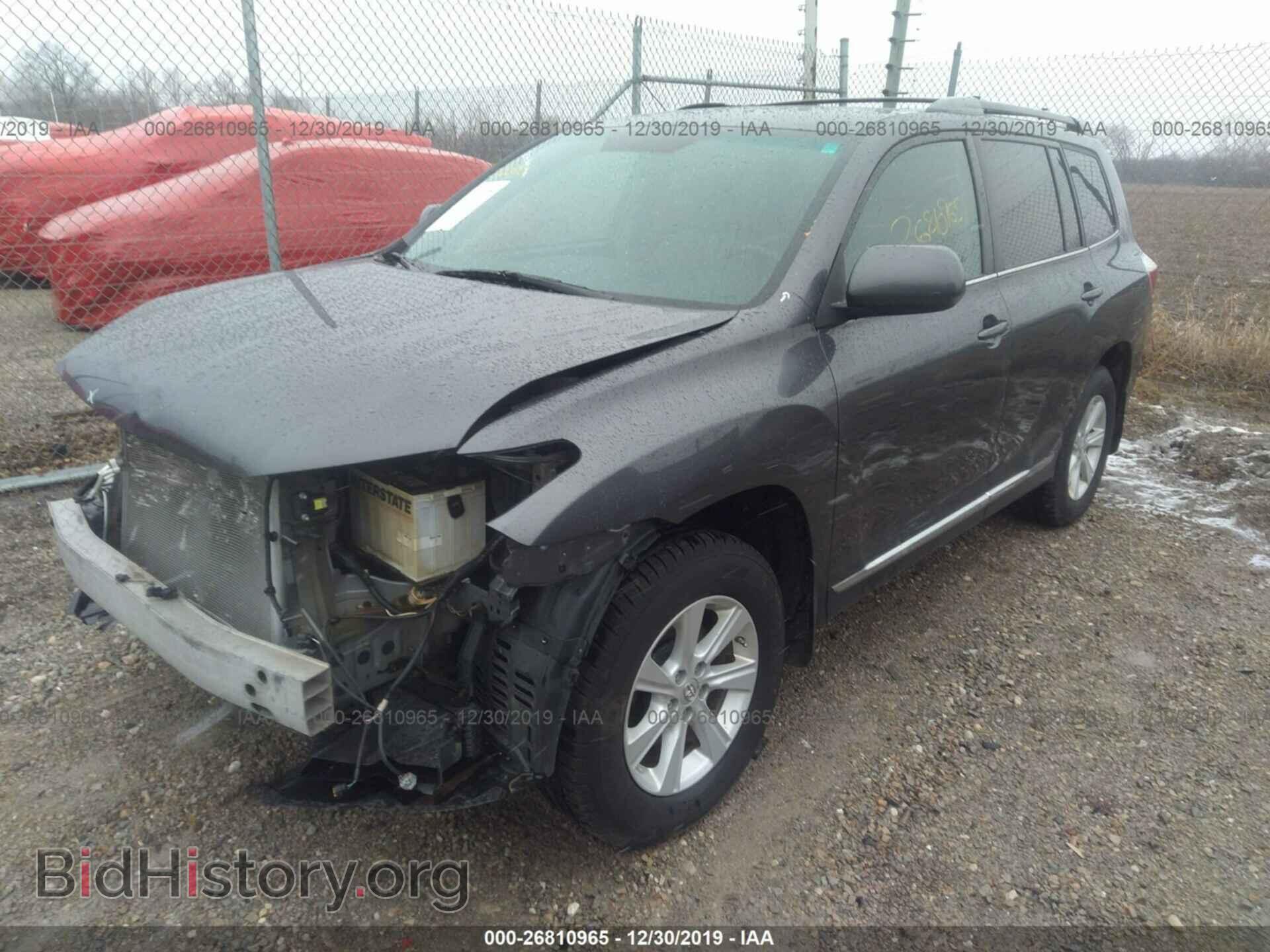 2012 TOYOTA HIGHLANDER - VIN: 5TDBK3EH1CS127375 - Фото 2
