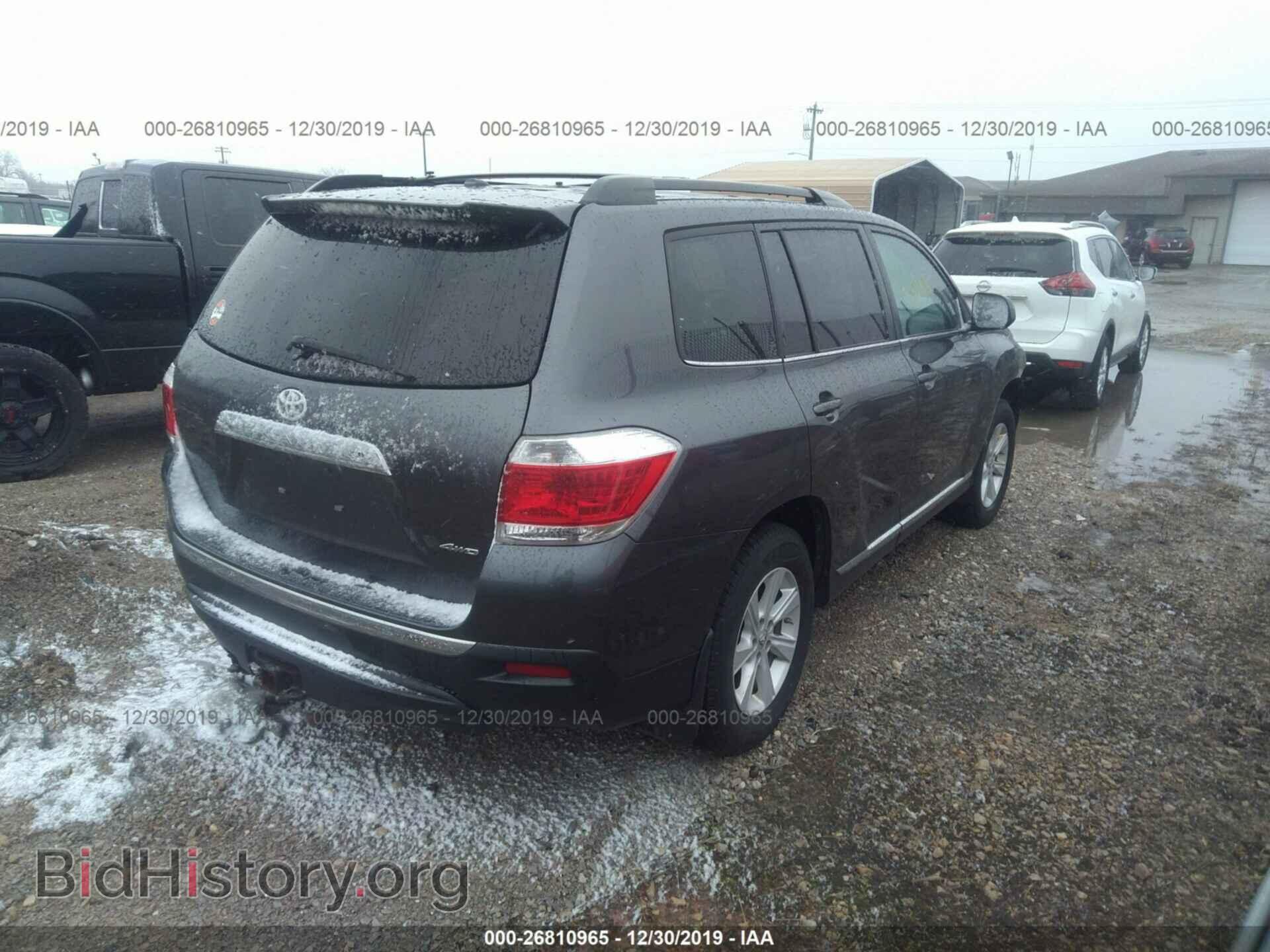 2012 TOYOTA HIGHLANDER - VIN: 5TDBK3EH1CS127375 - Фото 4
