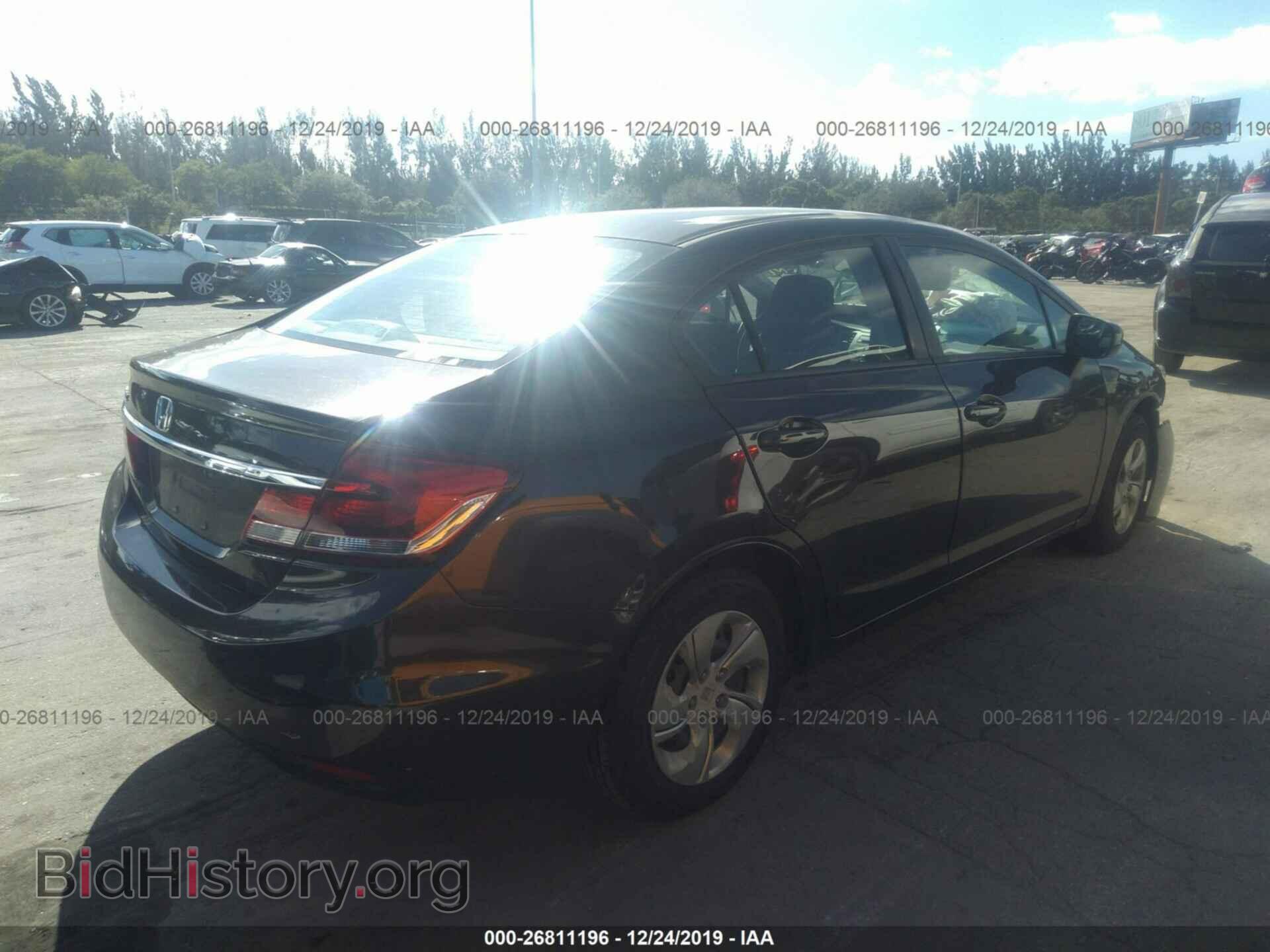 2014 HONDA CIVIC - VIN: 2HGFB2F51EH524734 - Фото 4