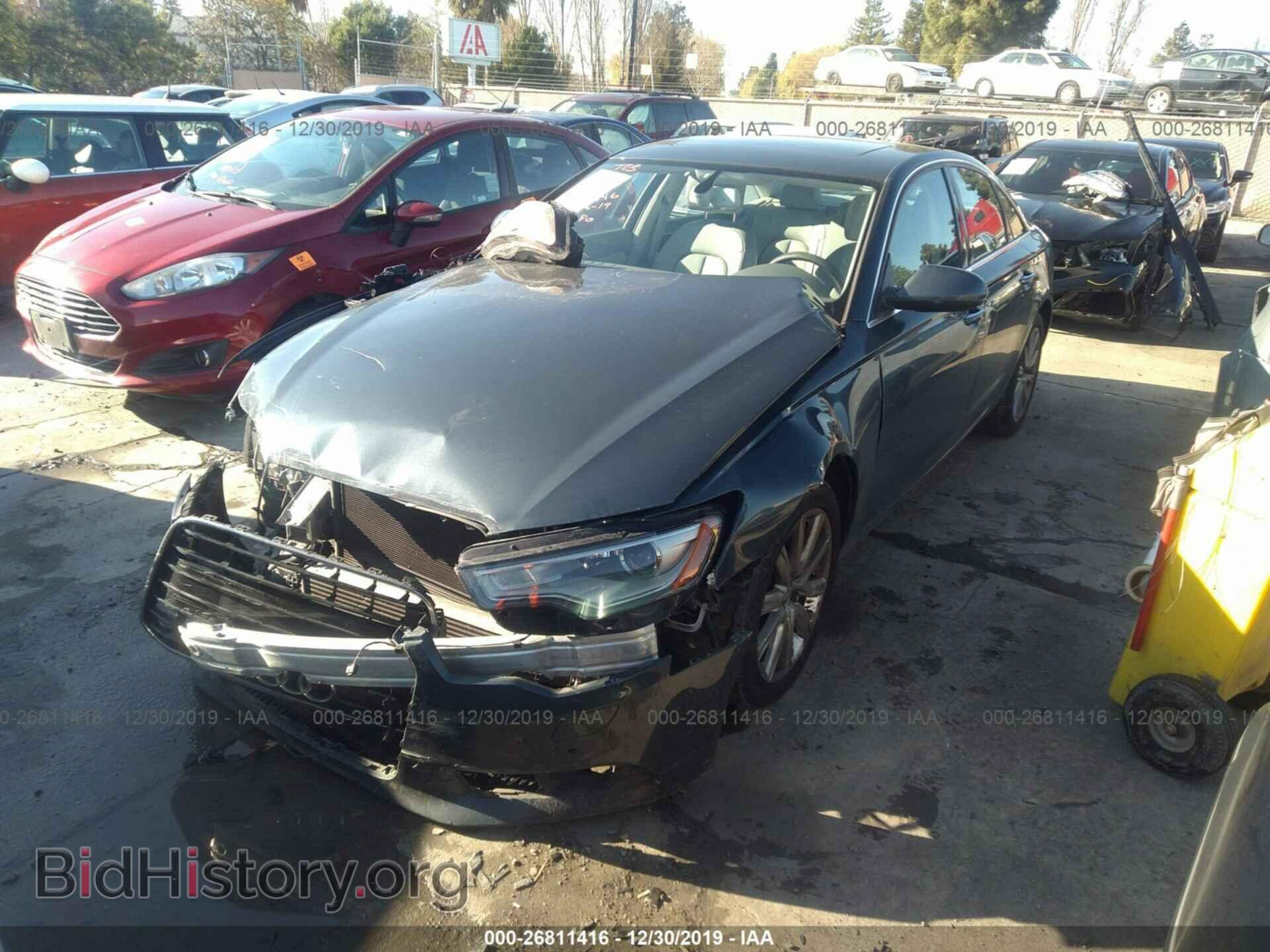 2013 AUDI A6 - VIN: WAUGFAFC2DN085451 - Photo 2
