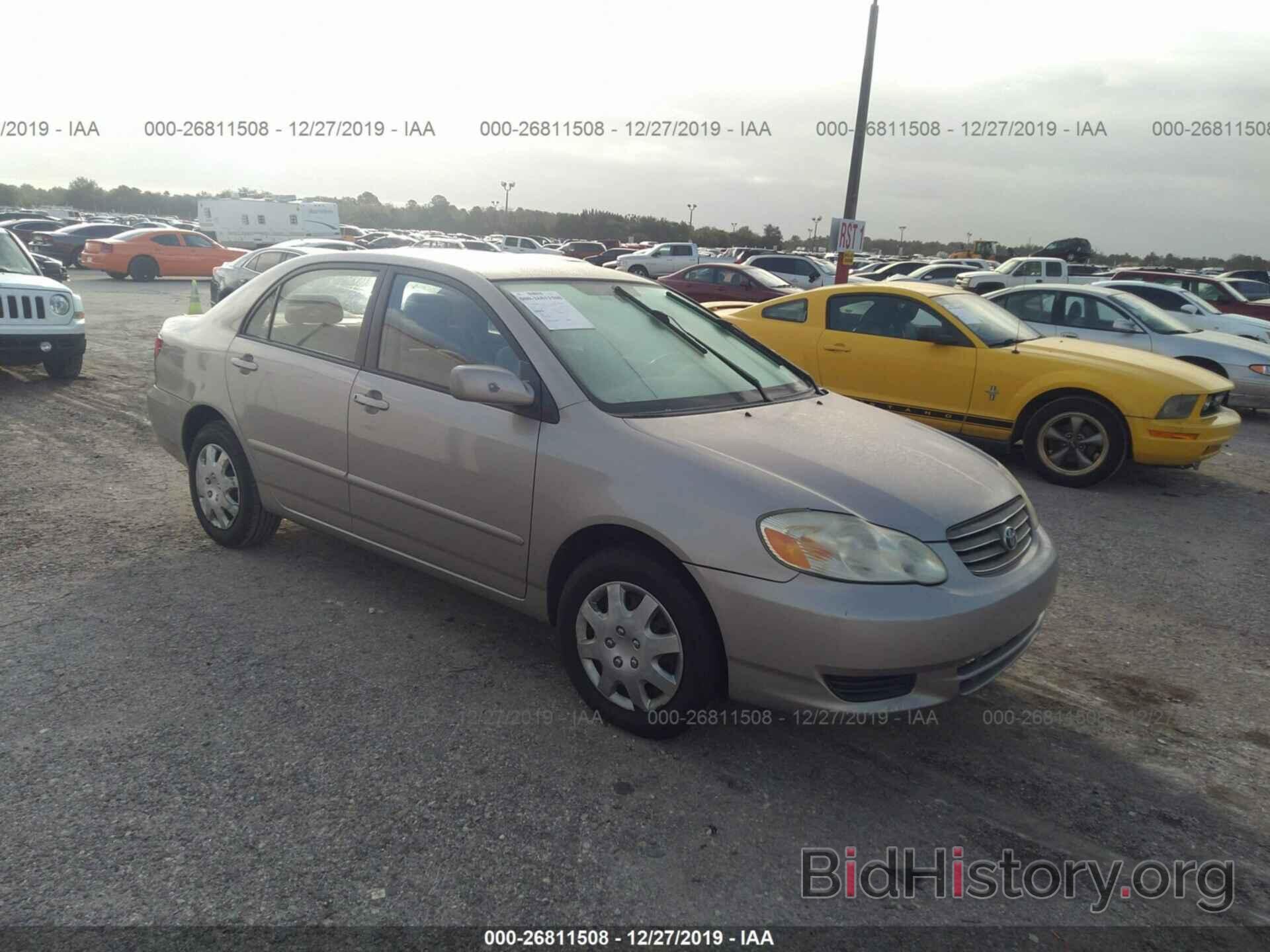 Photo 2T1BR32E73C120641 - TOYOTA COROLLA 2003