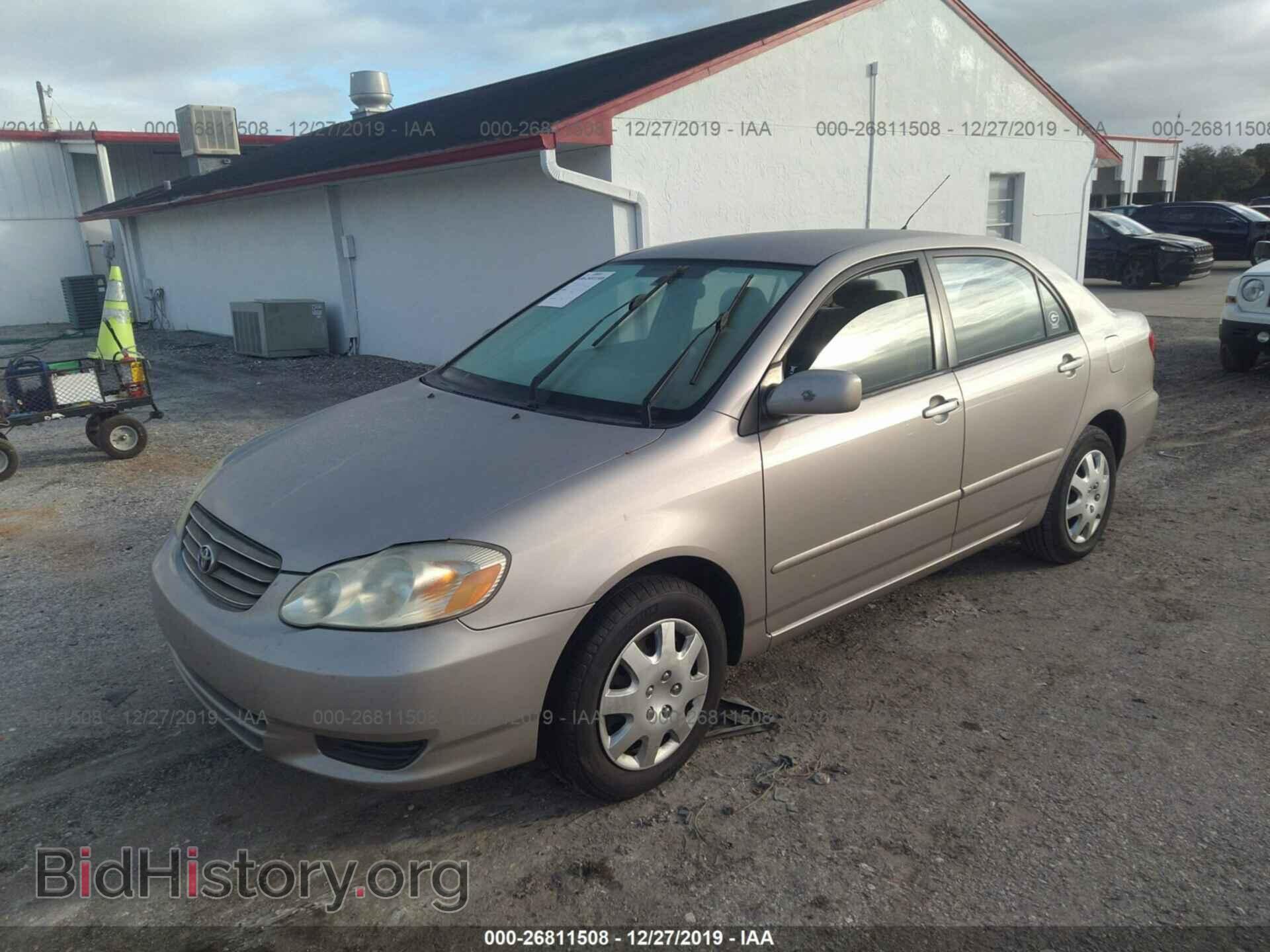 2003 TOYOTA COROLLA - VIN: 2T1BR32E73C120641 - Photo 2