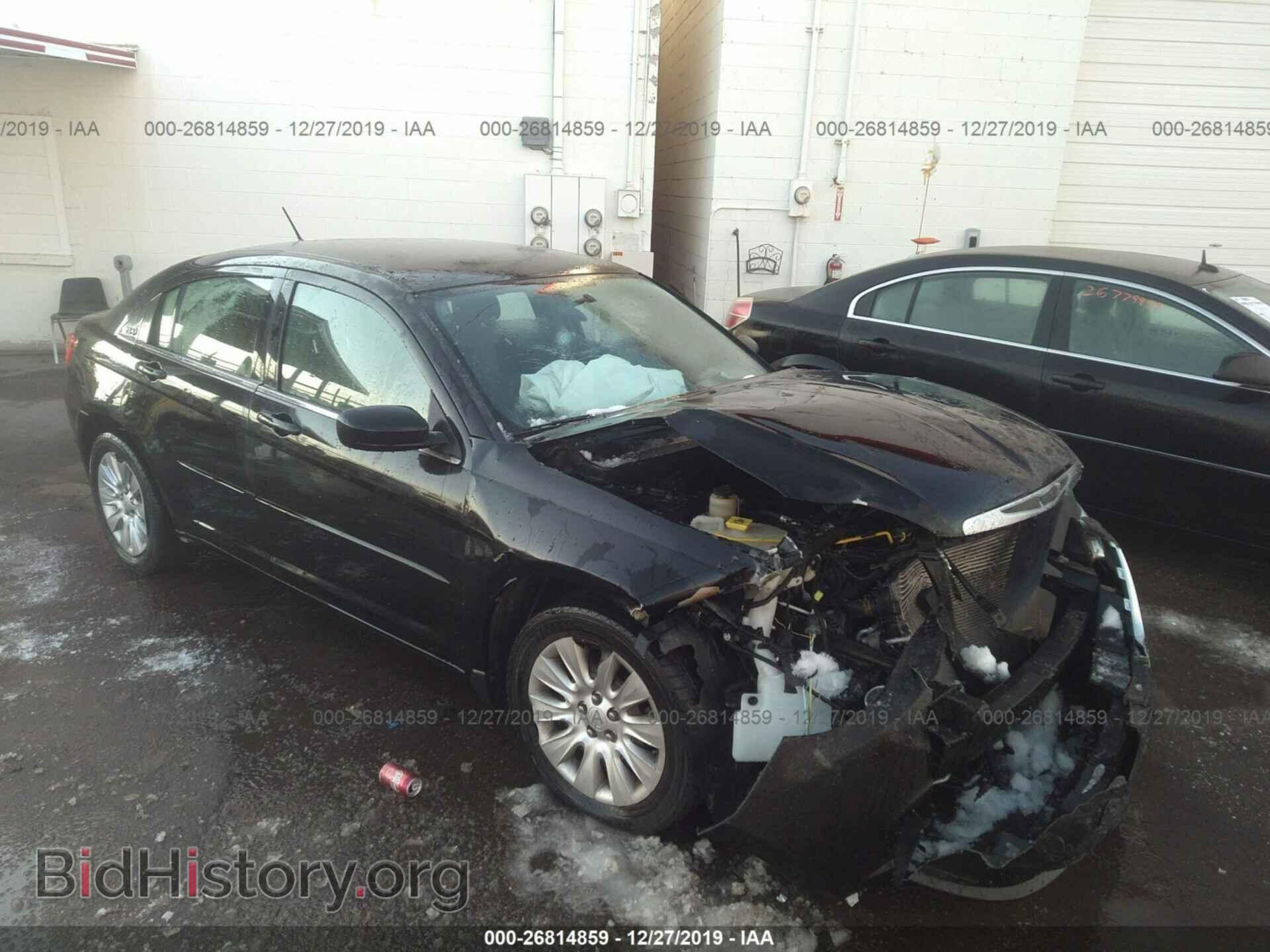Фотография 1C3CCBAB2CN191433 - CHRYSLER 200 2012