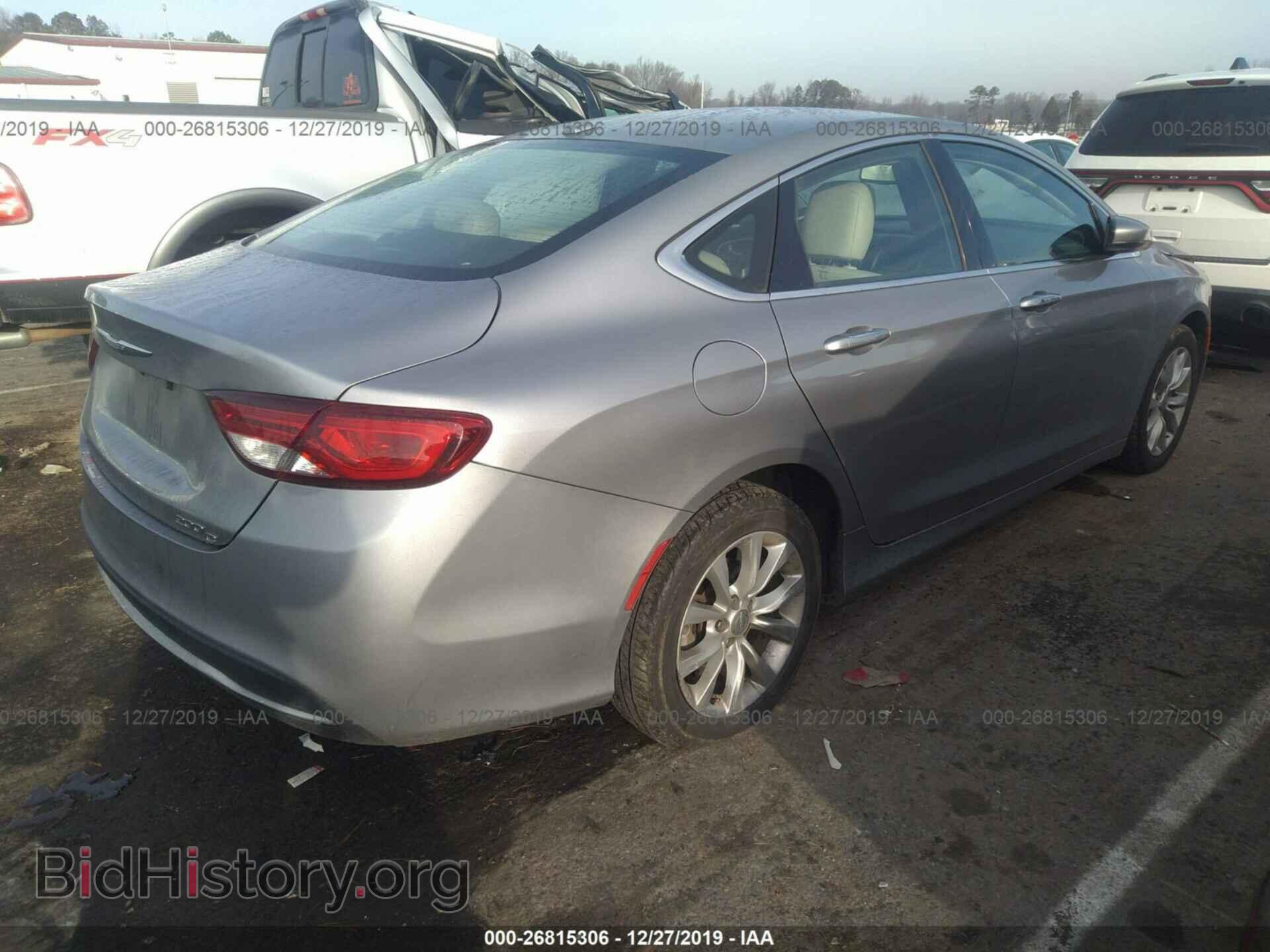 2015 CHRYSLER 200 - VIN: 1C3CCCCB9FN643448 - Фото 4