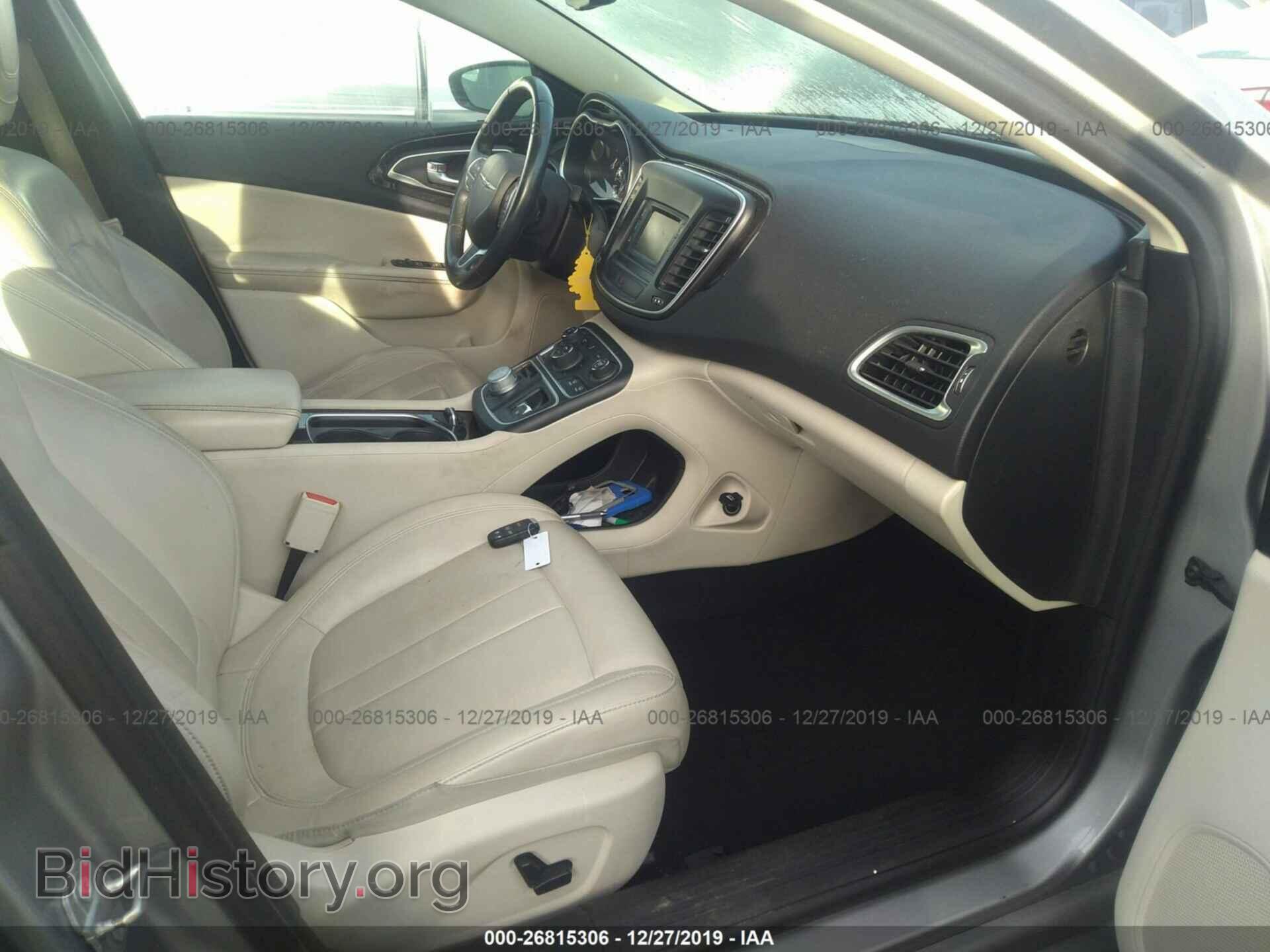 2015 CHRYSLER 200 - VIN: 1C3CCCCB9FN643448 - Фото 5