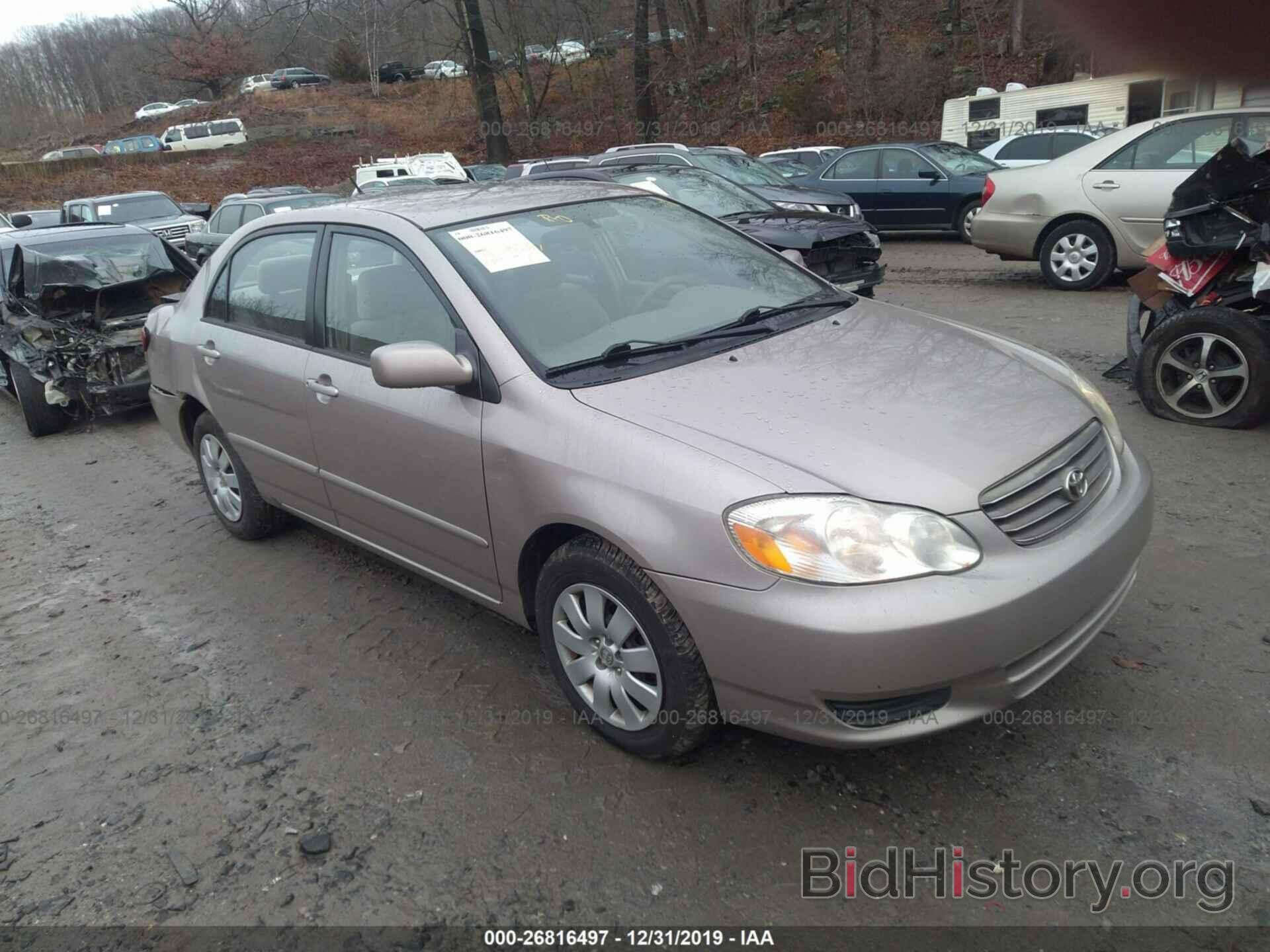 Photo 2T1BR32EX3C002096 - TOYOTA COROLLA 2003