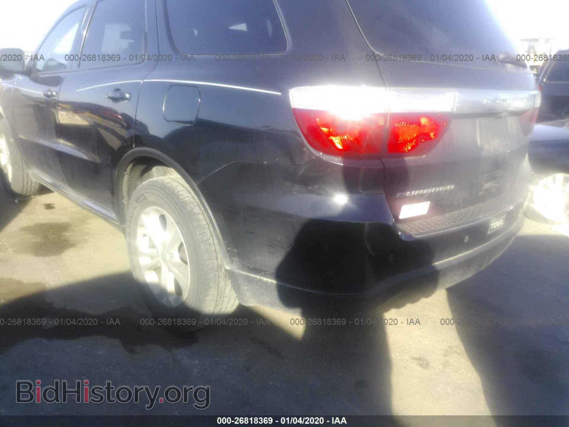 2013 DODGE DURANGO - VIN: 1C4RDHAGXDC601300 - Photo 3