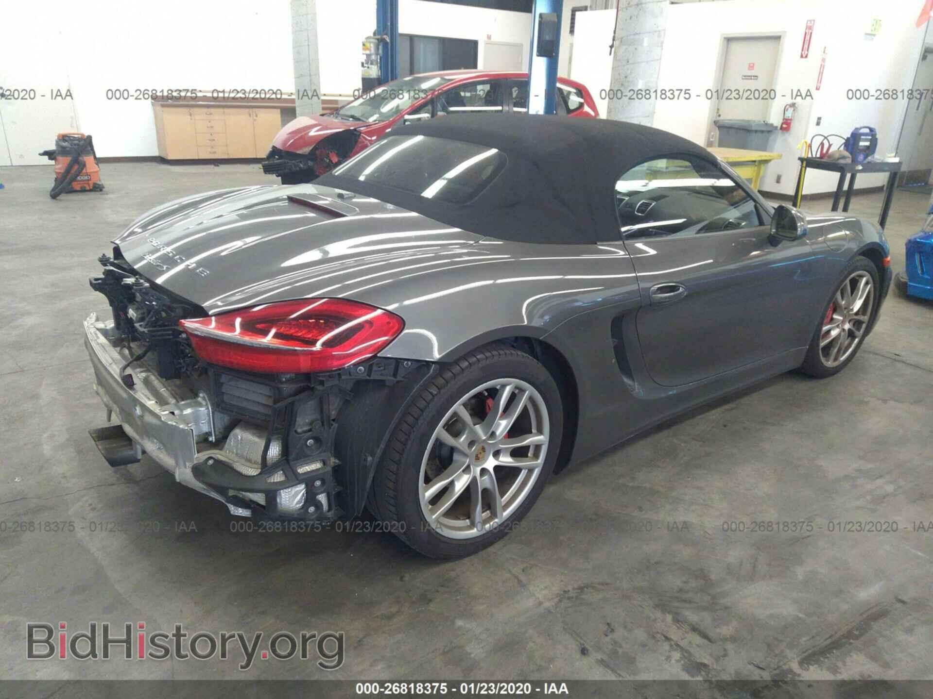 2016 PORSCHE BOXSTER - VIN: WP0CB2A86GS140155 - Фото 4