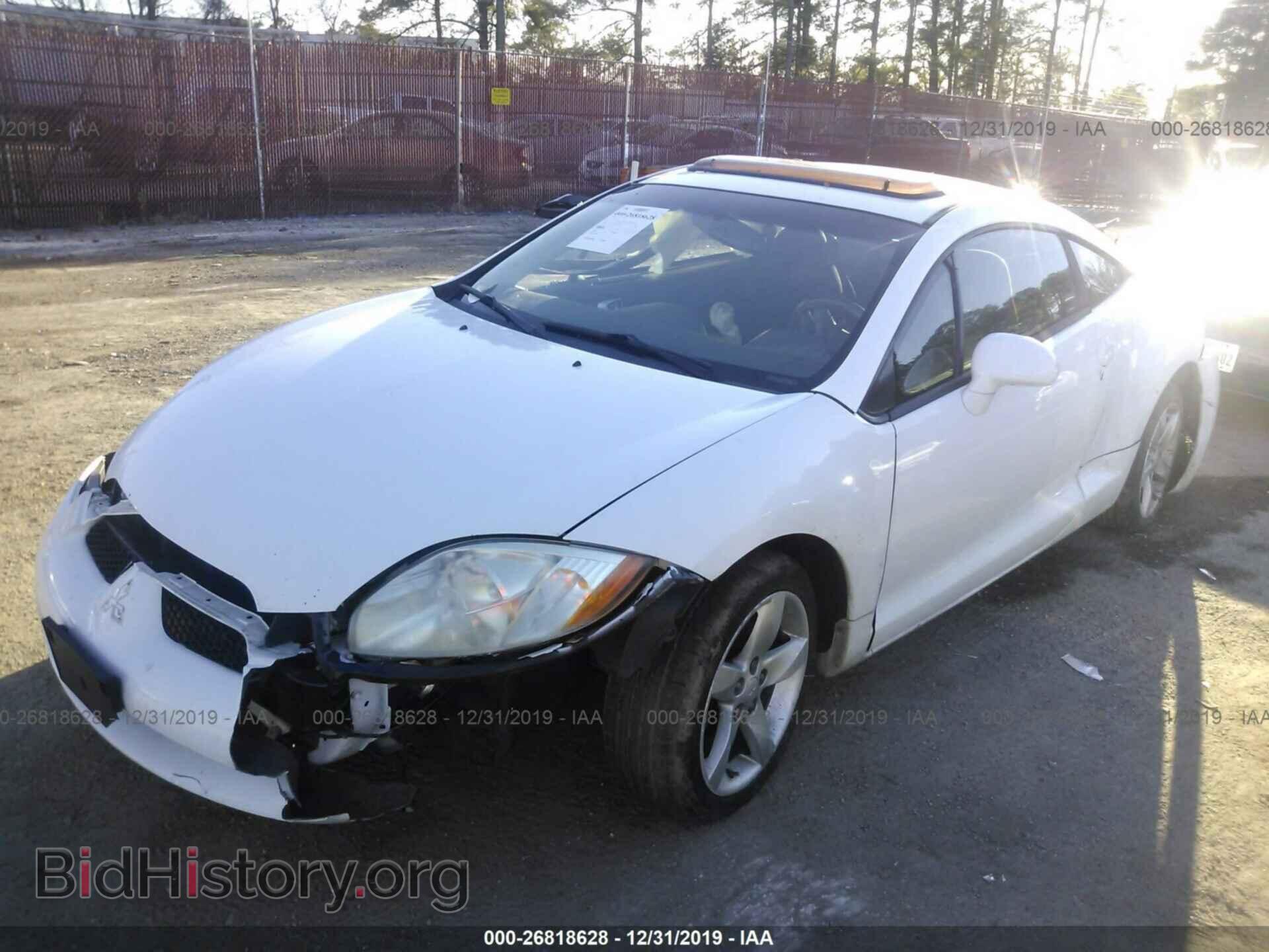 2008 MITSUBISHI ECLIPSE - VIN: 4A3AK24F78E036949 - Фото 2