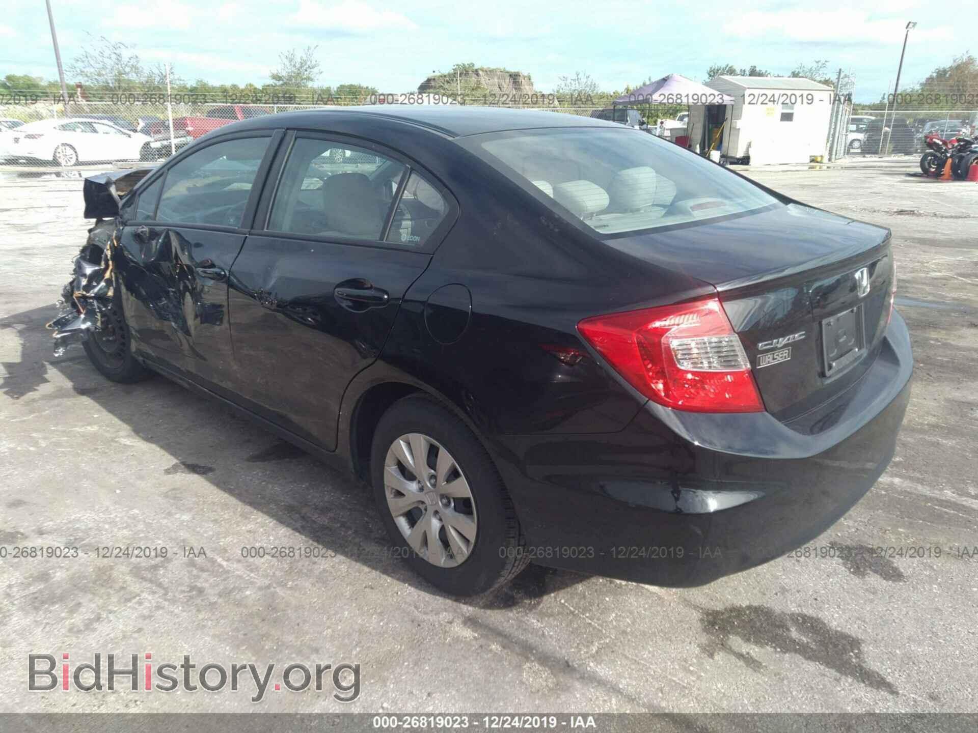 2012 HONDA CIVIC - VIN: 19XFB2F5XCE094077 - Photo 3