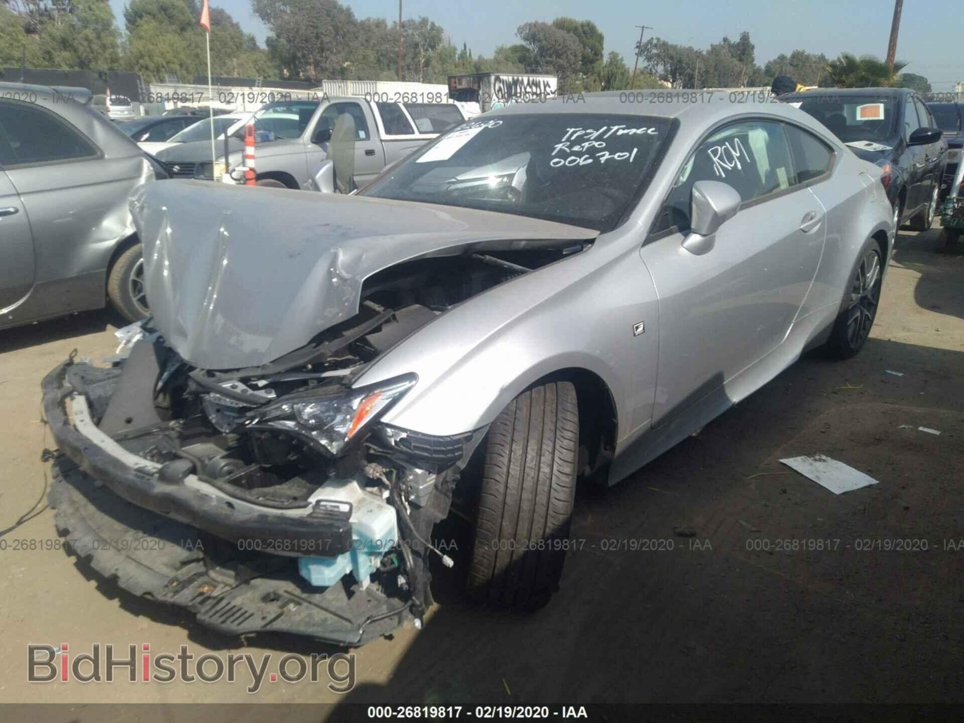 2015 LEXUS RC - VIN: JTHHE5BCXF5006701 - Фото 2