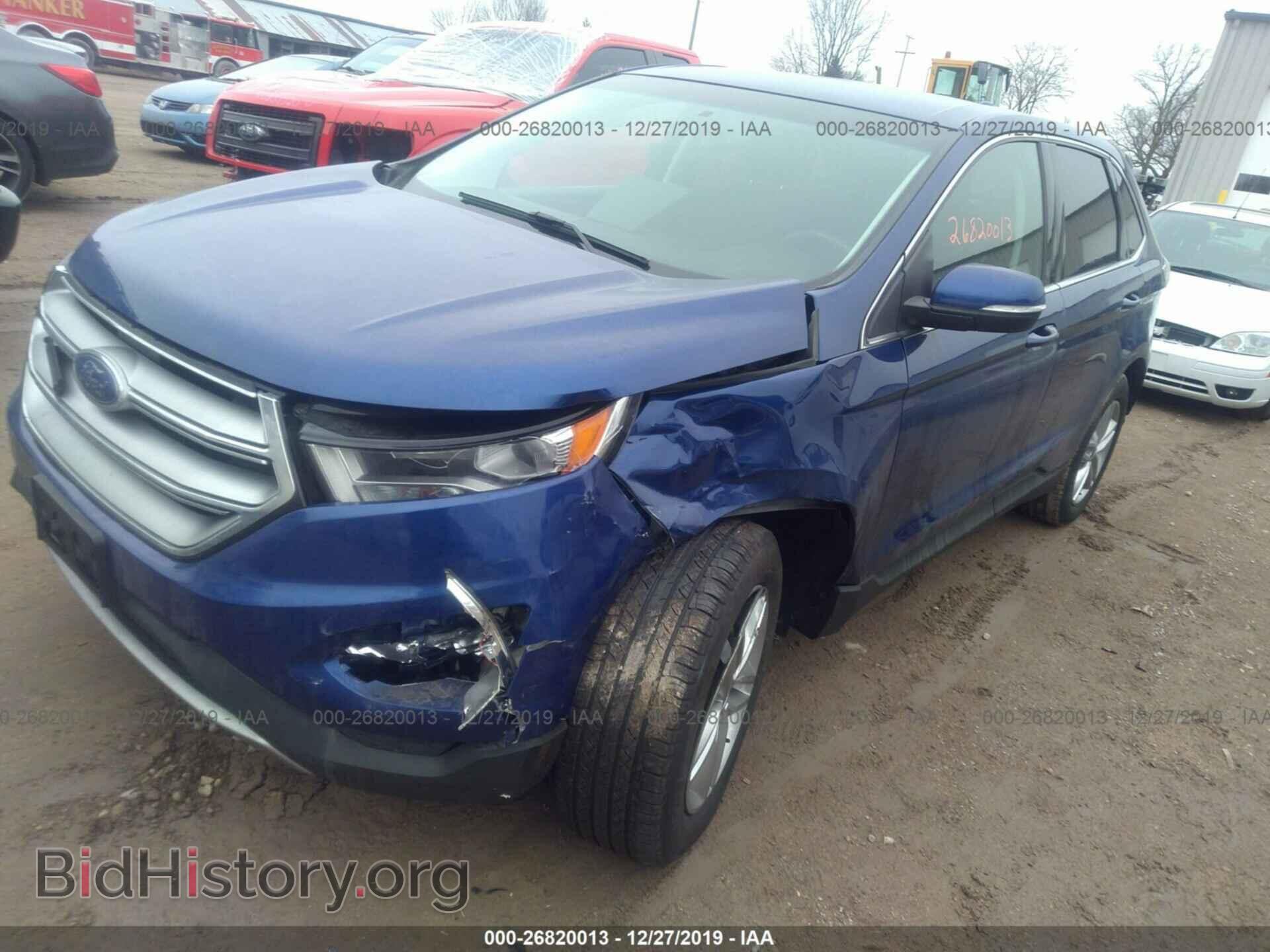 2015 FORD EDGE - VIN: 2FMTK4J9XFBB14103 - Фото 2