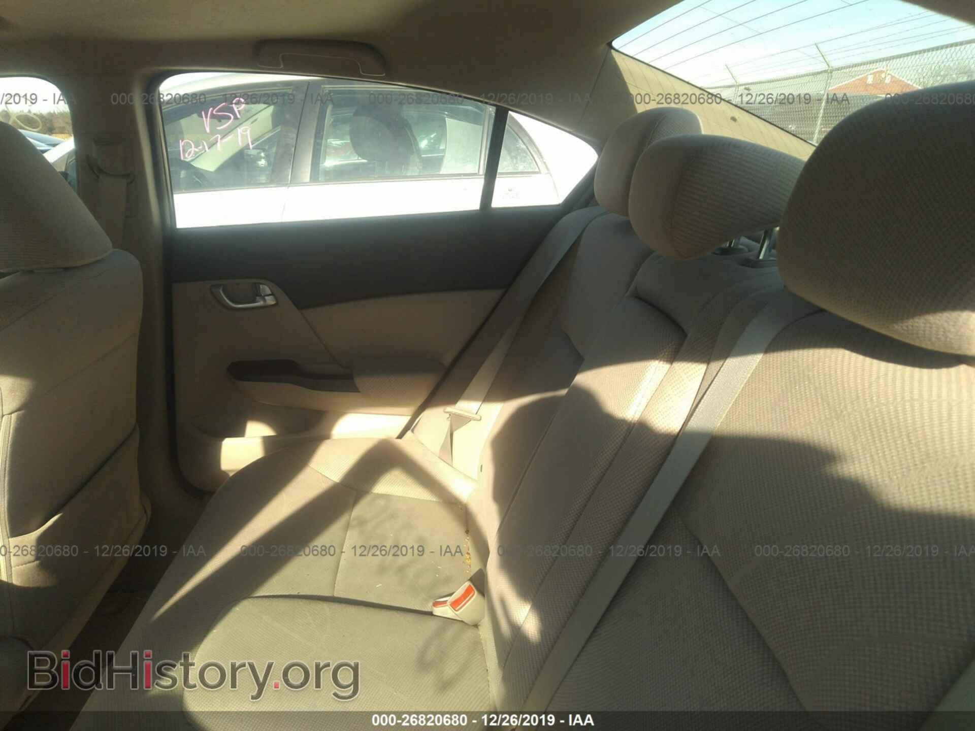 2012 HONDA CIVIC - VIN: 2HGFB2F82CH592564 - Фото 8