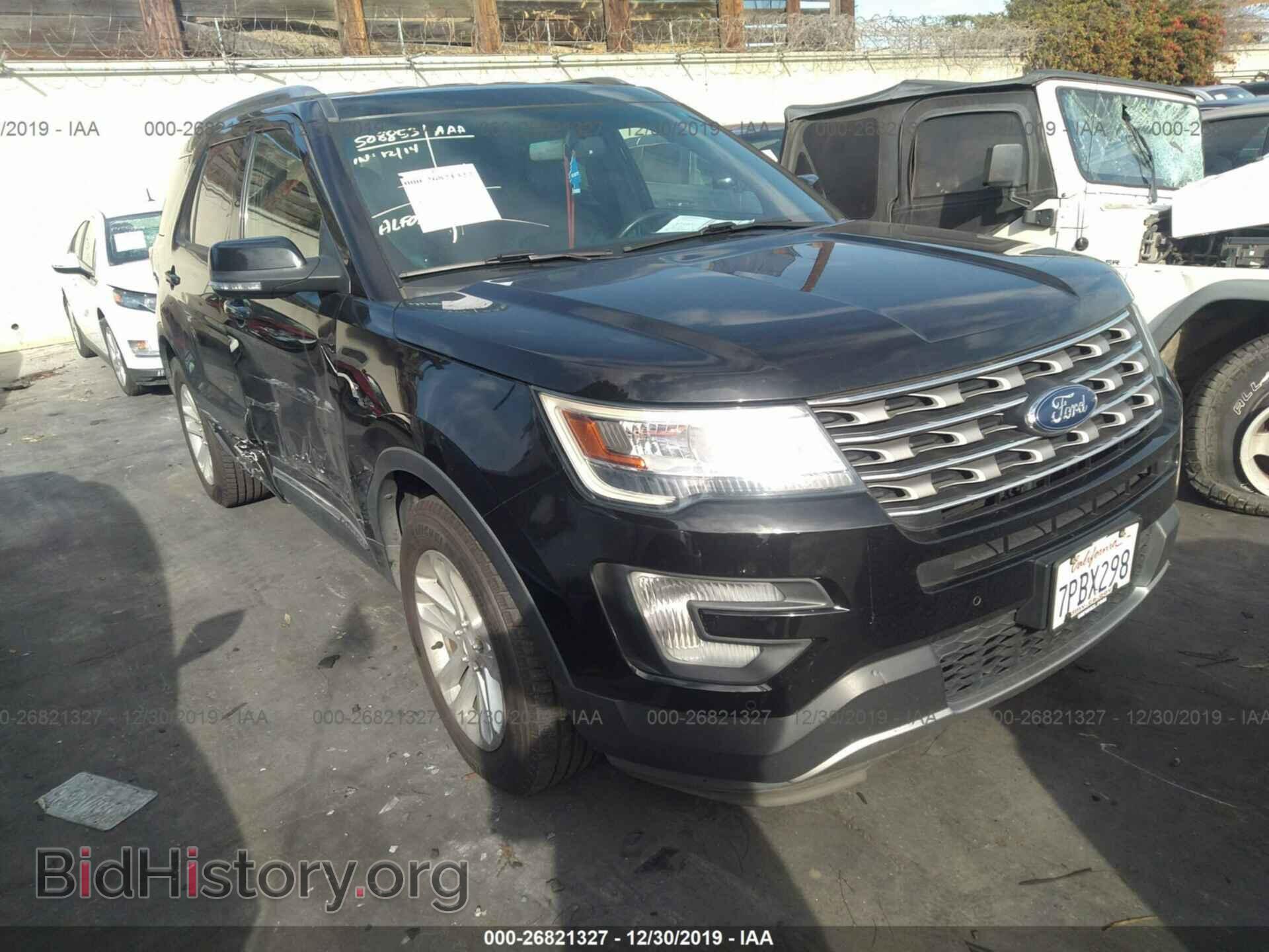 Фотография 1FM5K7D82GGB06309 - FORD EXPLORER 2016