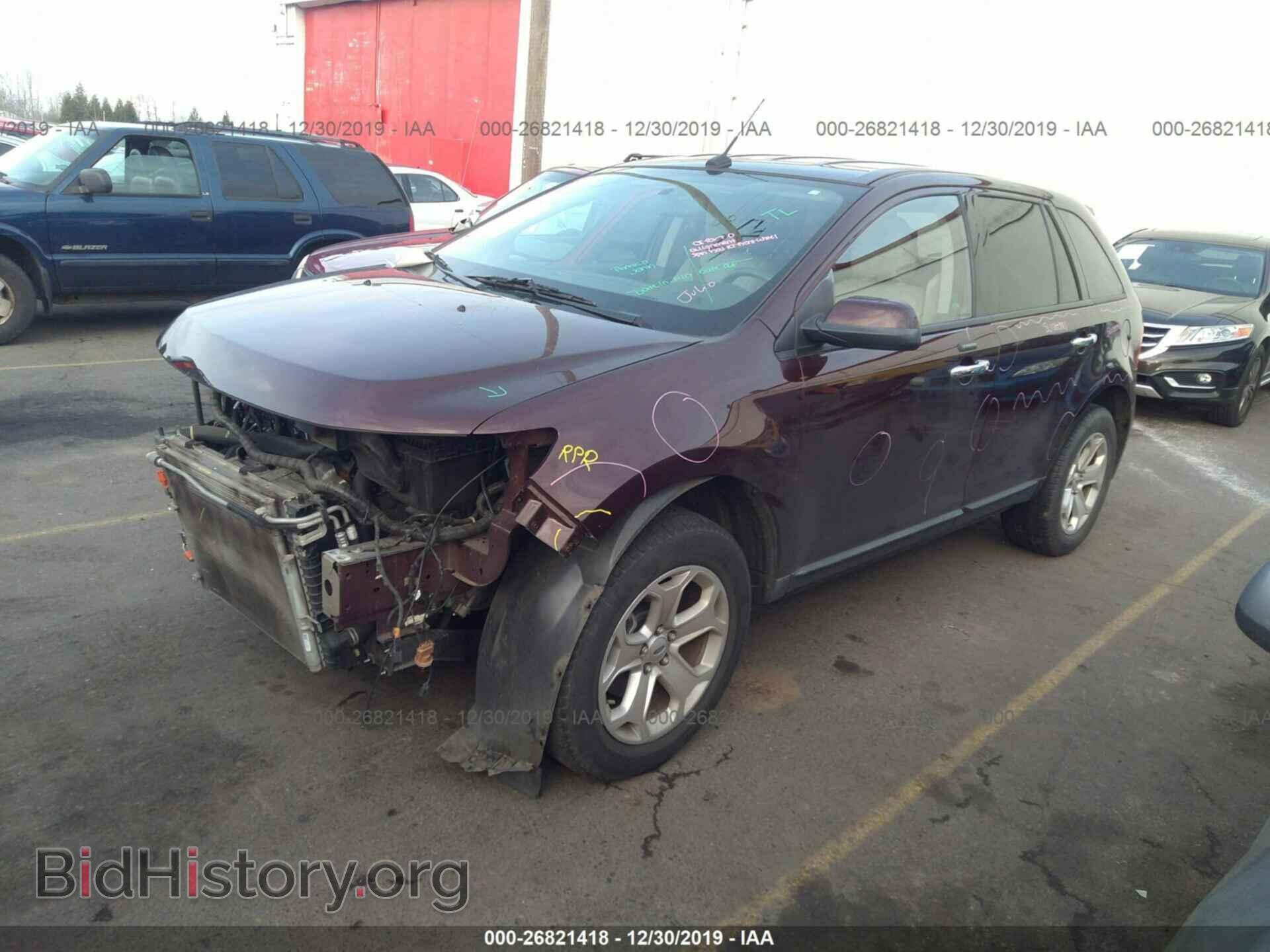 2011 FORD EDGE - VIN: 2FMDK3JCXBBB15143 - Фото 2