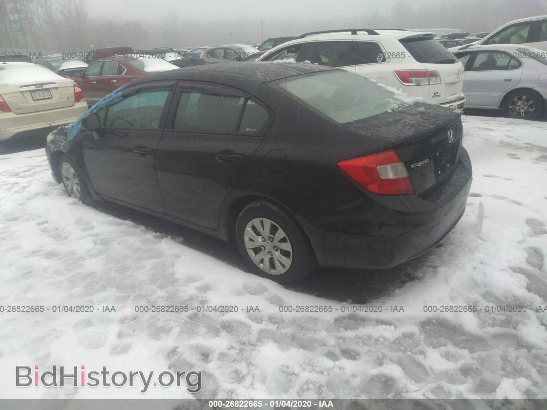 2012 HONDA CIVIC - VIN: JHMFB2F55CS000358 - Фото 3