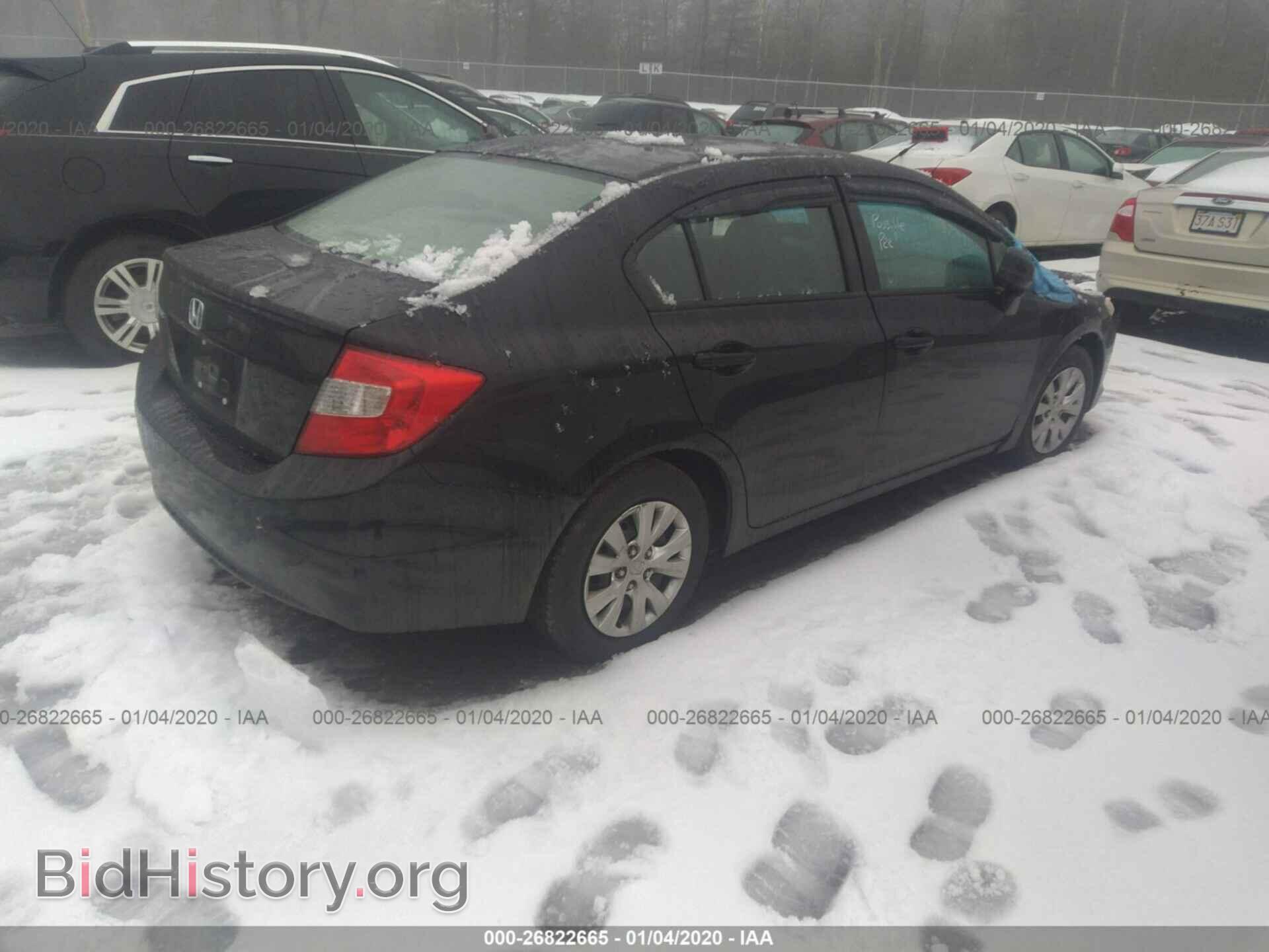 2012 HONDA CIVIC - VIN: JHMFB2F55CS000358 - Фото 4