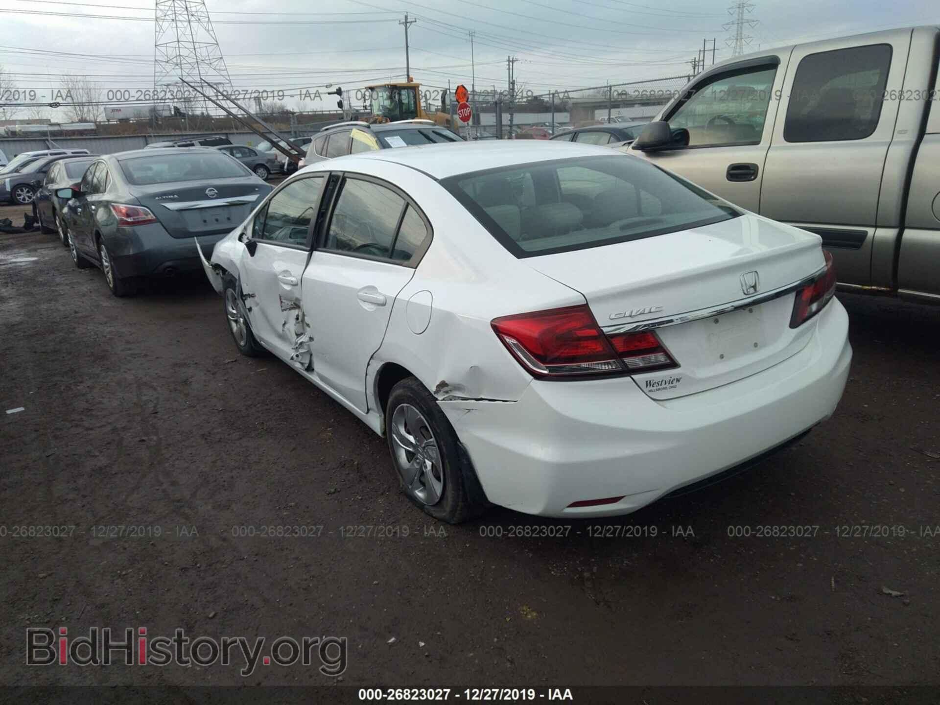 2013 HONDA CIVIC - VIN: 19XFB2F55DE048030 - Фото 3