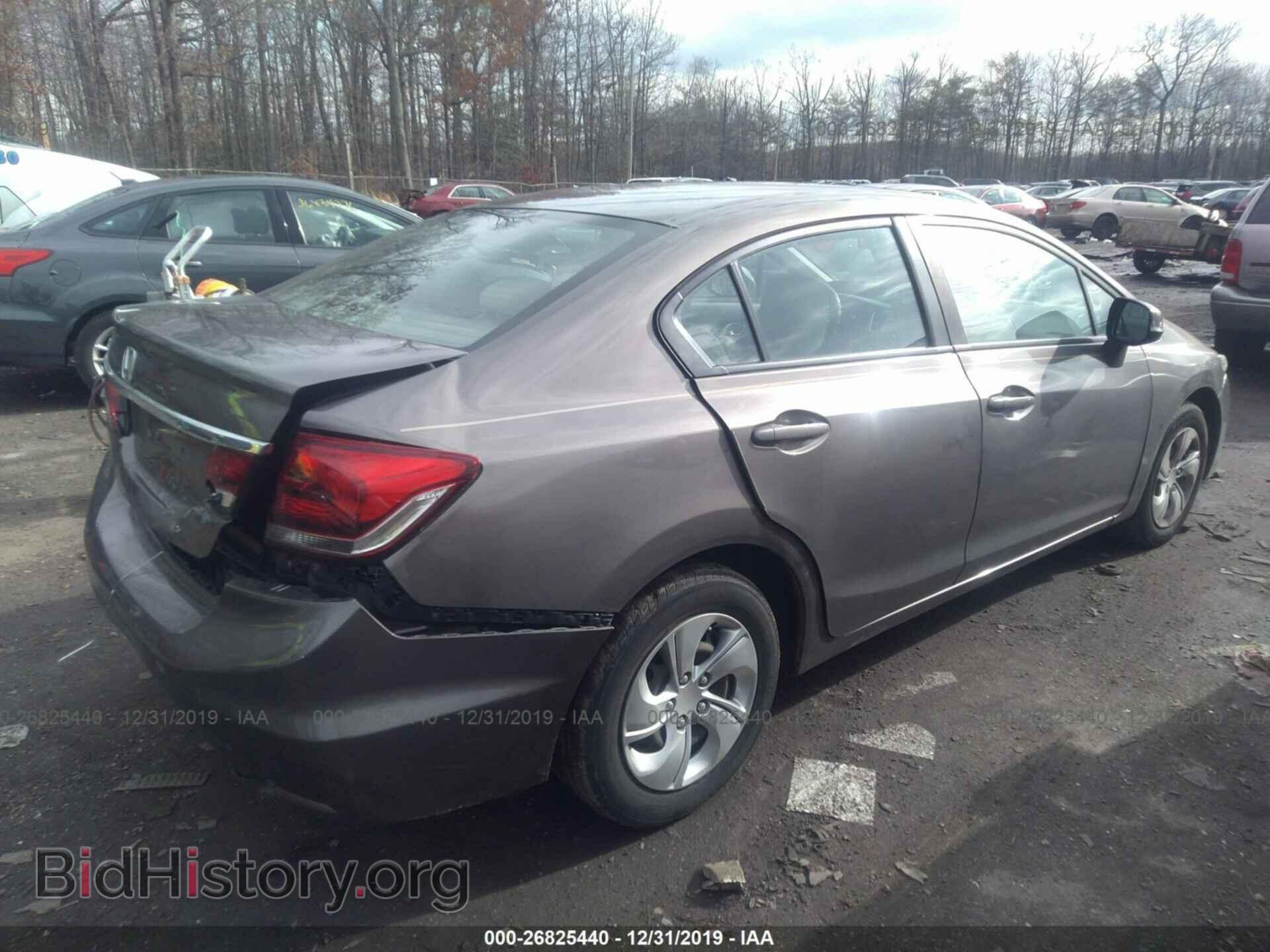 2013 HONDA CIVIC - VIN: 2HGFB2F57DH543495 - Фото 4