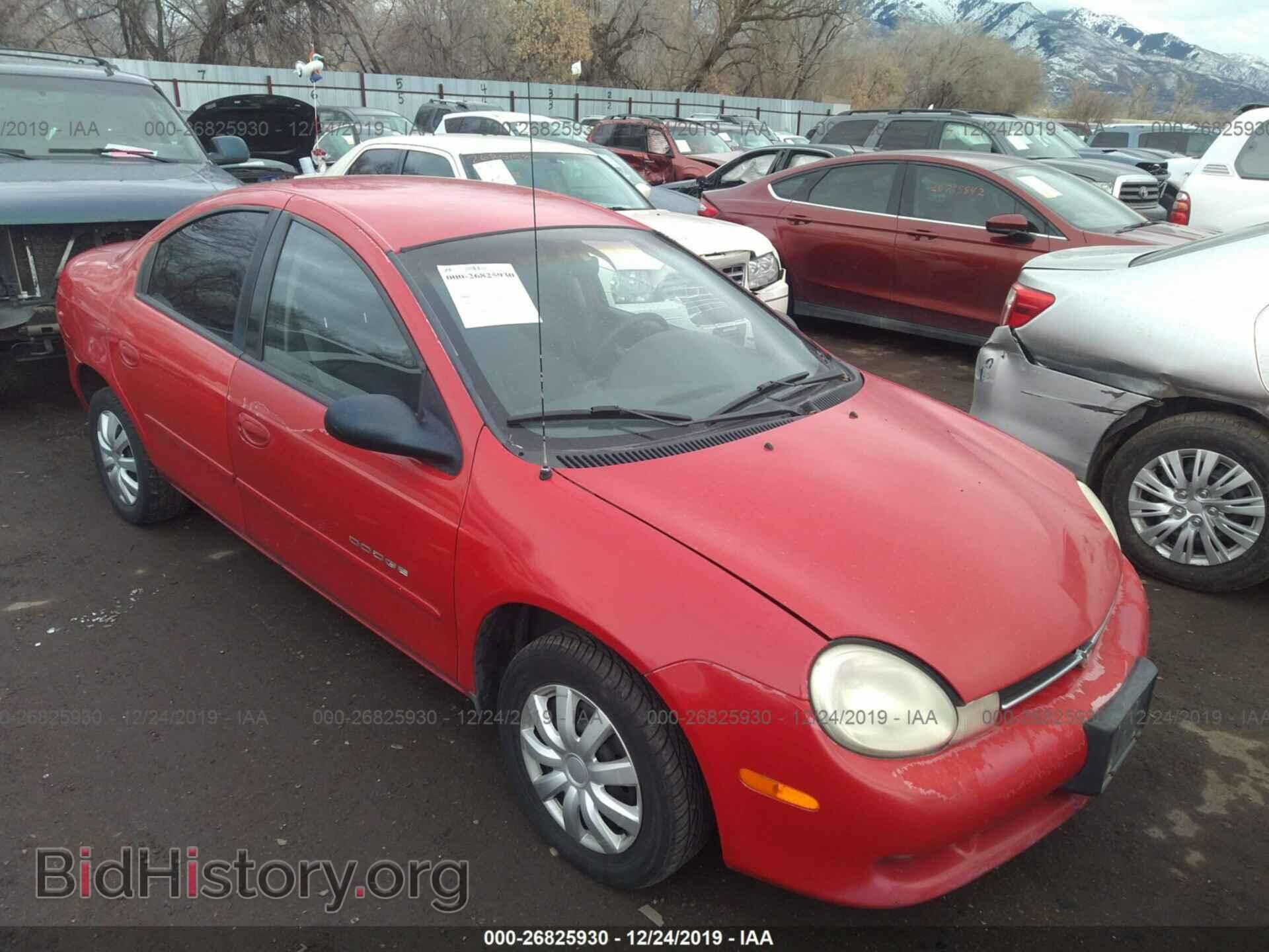 Фотография 1B3ES46C9YD841085 - DODGE NEON 2000