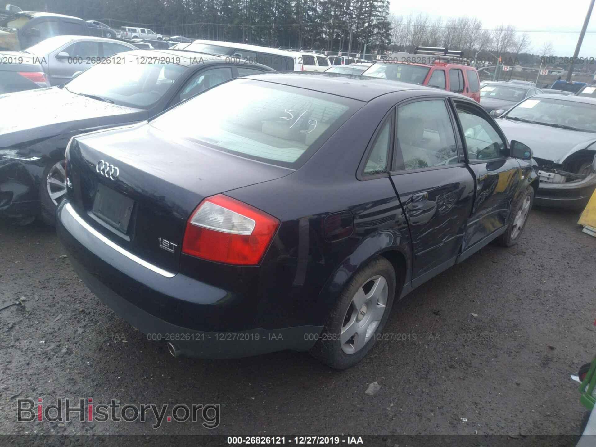 2002 AUDI A4 - VIN: WAULC68E02A193851 - Фото 4