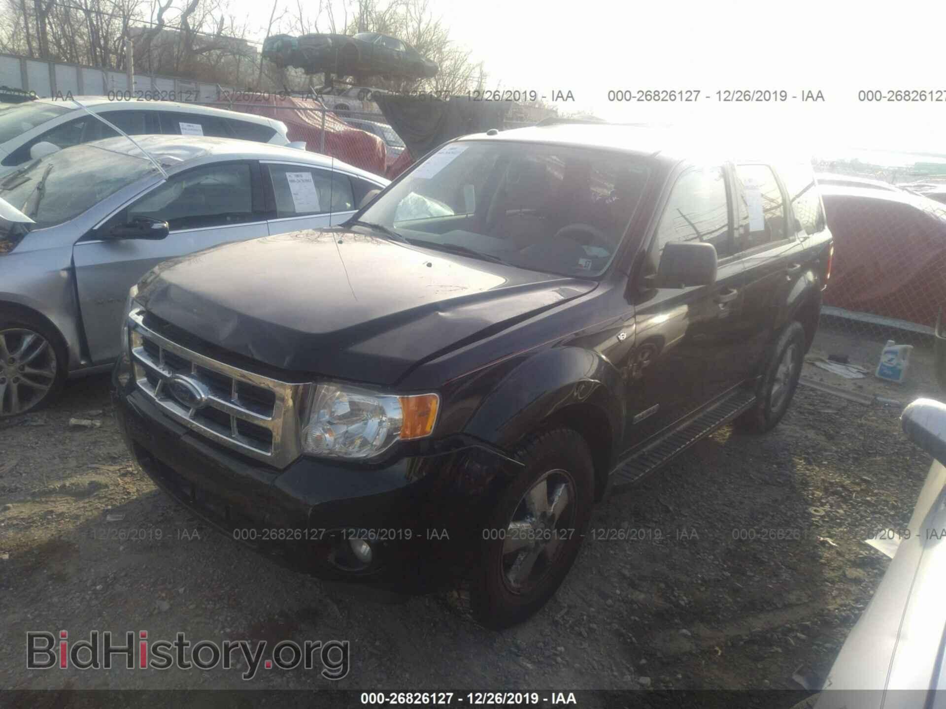 2008 FORD ESCAPE - VIN: 1FMCU93168KB26577 - Фото 2