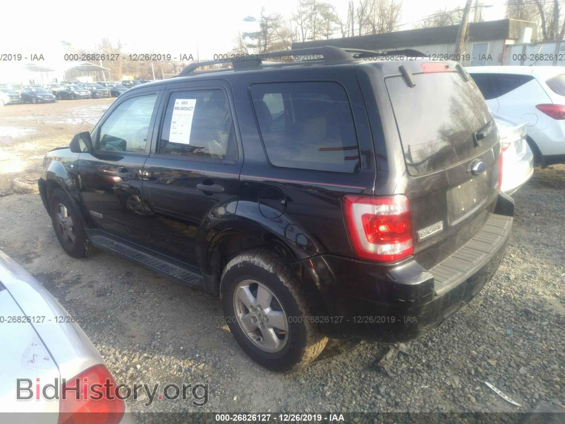 2008 FORD ESCAPE - VIN: 1FMCU93168KB26577 - Фото 3
