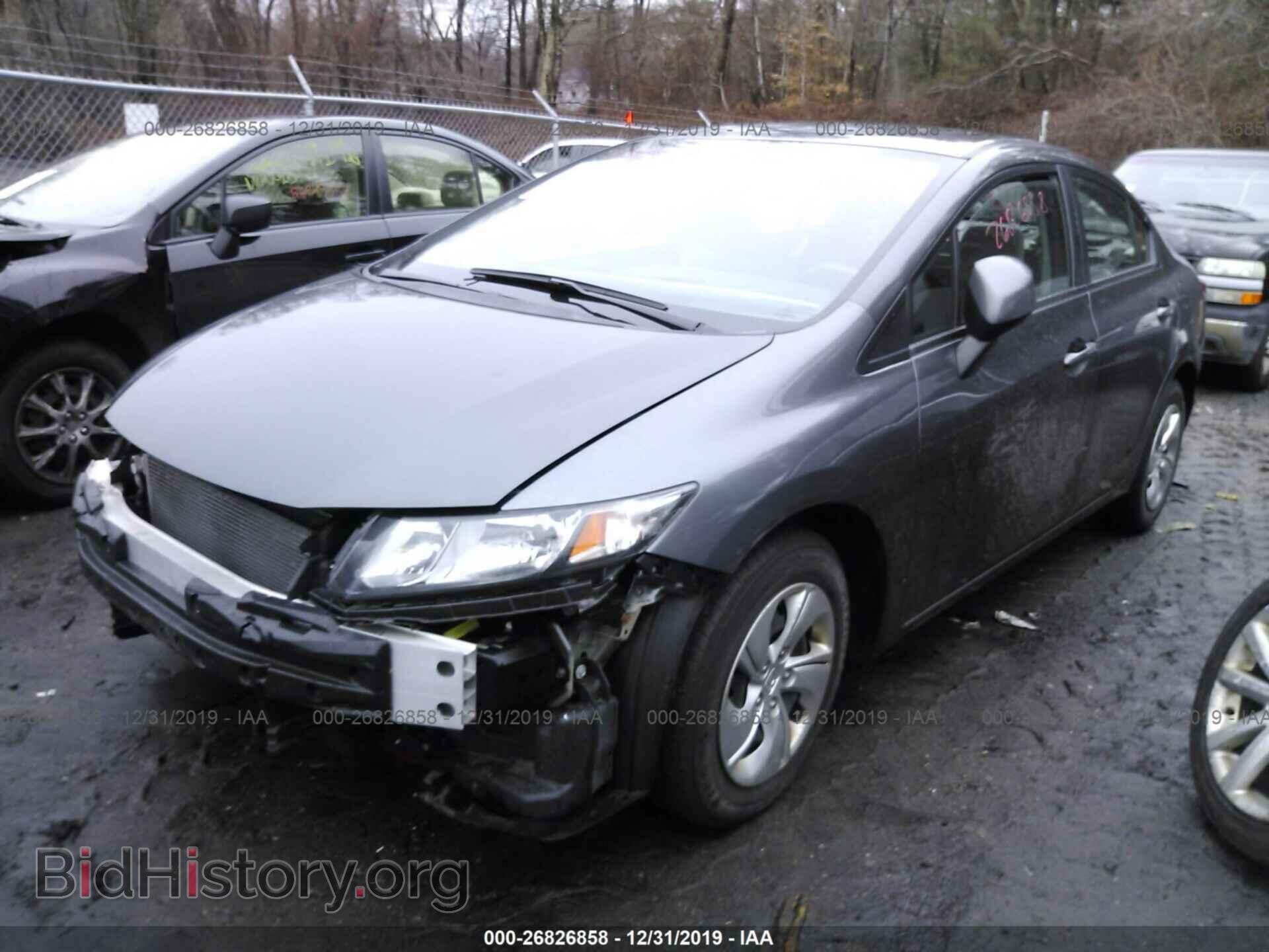 2013 HONDA CIVIC - VIN: 2HGFB2F52DH569499 - Фото 2