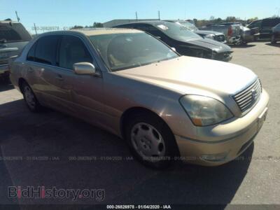 2001 Lexus LS 430, светло-коричневый — VIN JTHBN30FX10016545, IAAI