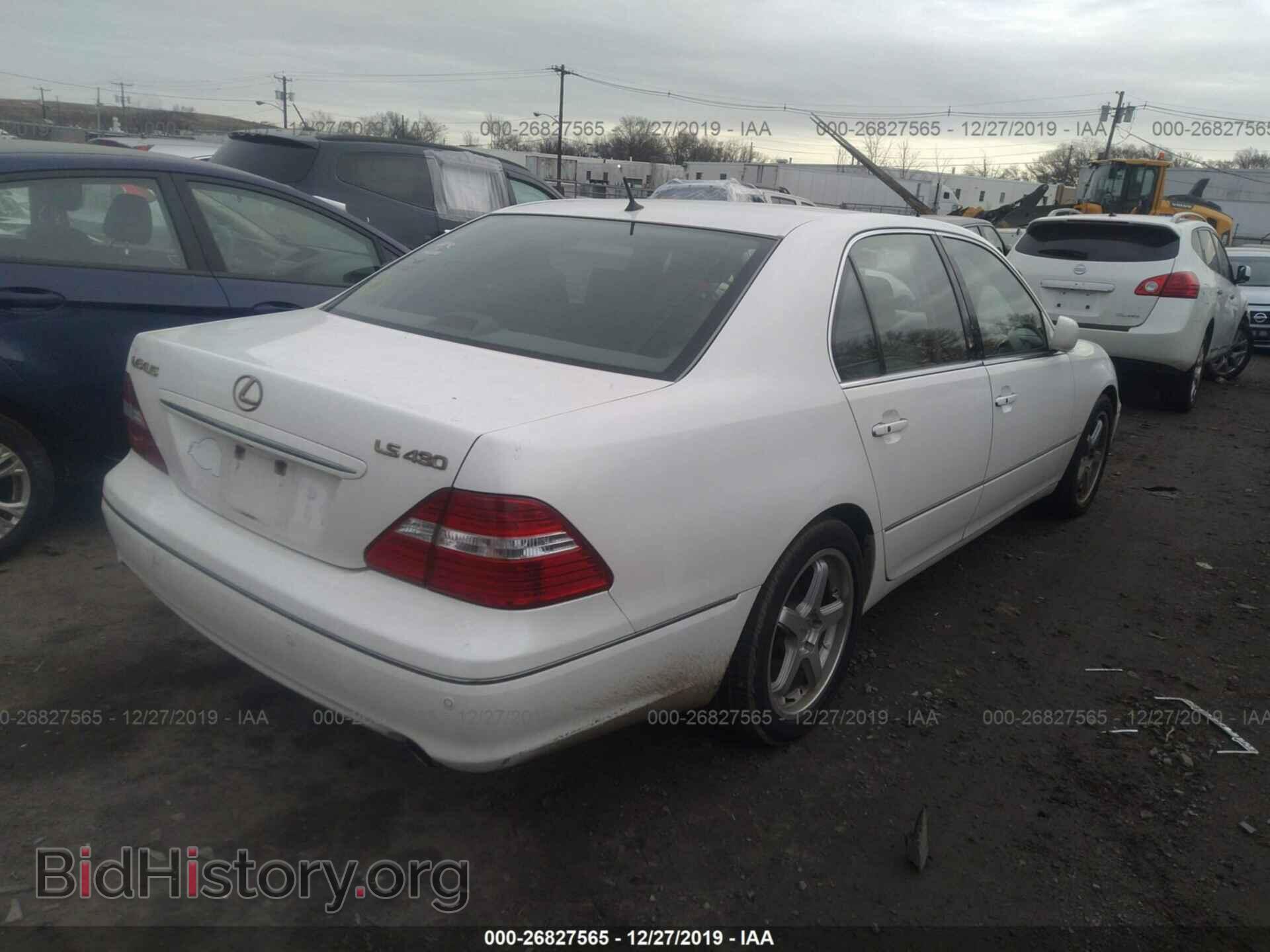 2006 LEXUS LS - VIN: JTHBN36F965046184 - Фото 4