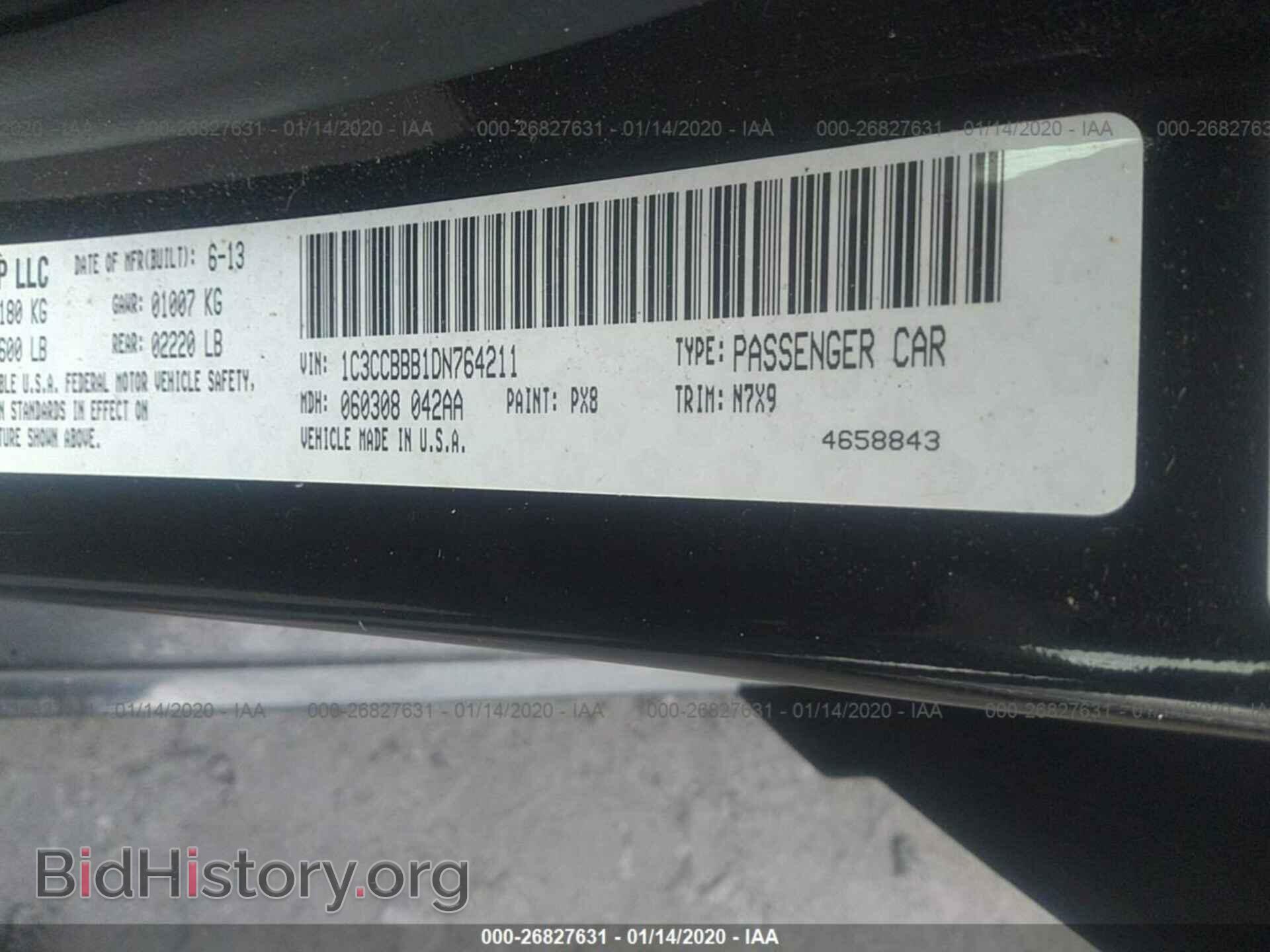 2013 CHRYSLER 200 - VIN: 1C3CCBBB1DN764211 - Photo 9
