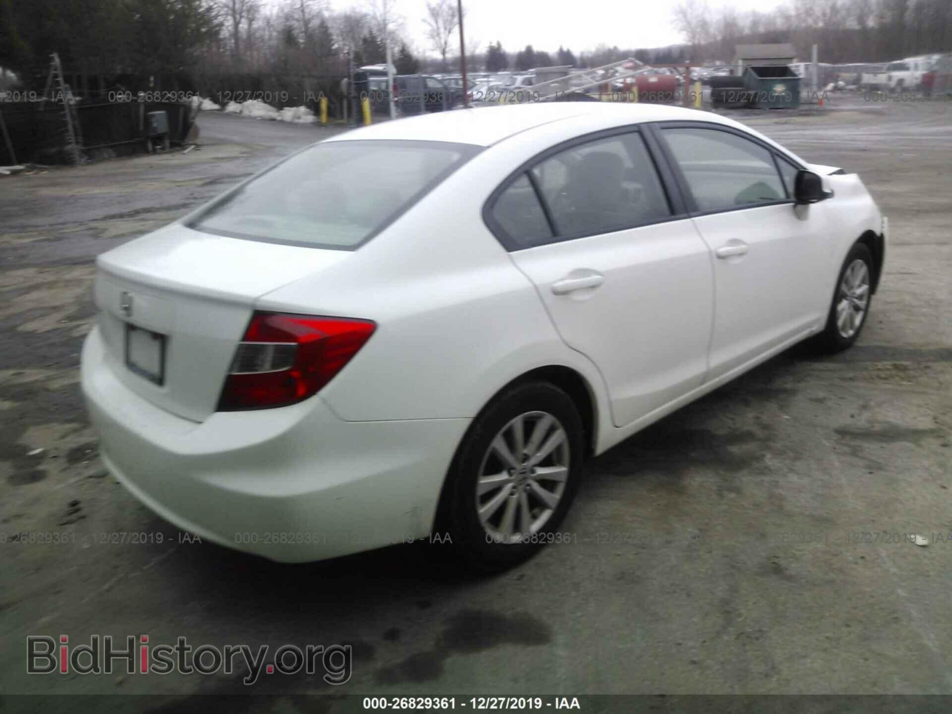 2012 HONDA CIVIC - VIN: 2HGFB2F97CH322755 - Фото 4
