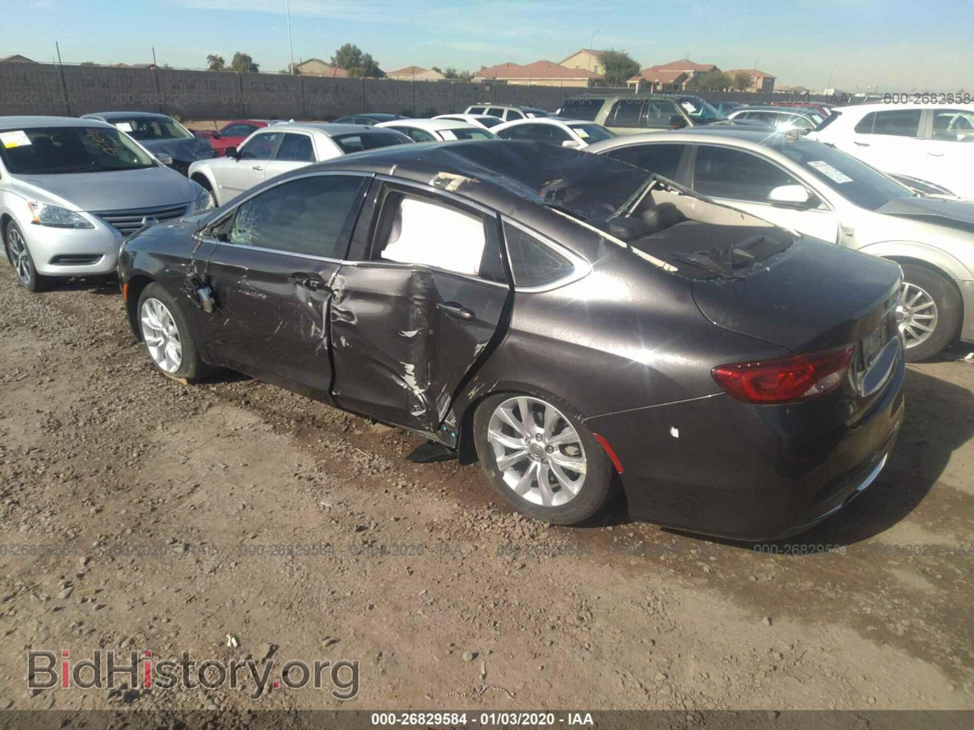 2015 CHRYSLER 200 - VIN: 1C3CCCCB6FN599344 - Фото 3