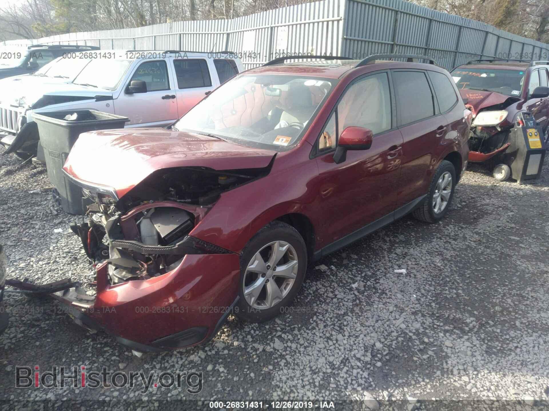 2014 SUBARU FORESTER - VIN: JF2SJAEC8EH465375 - Фото 2