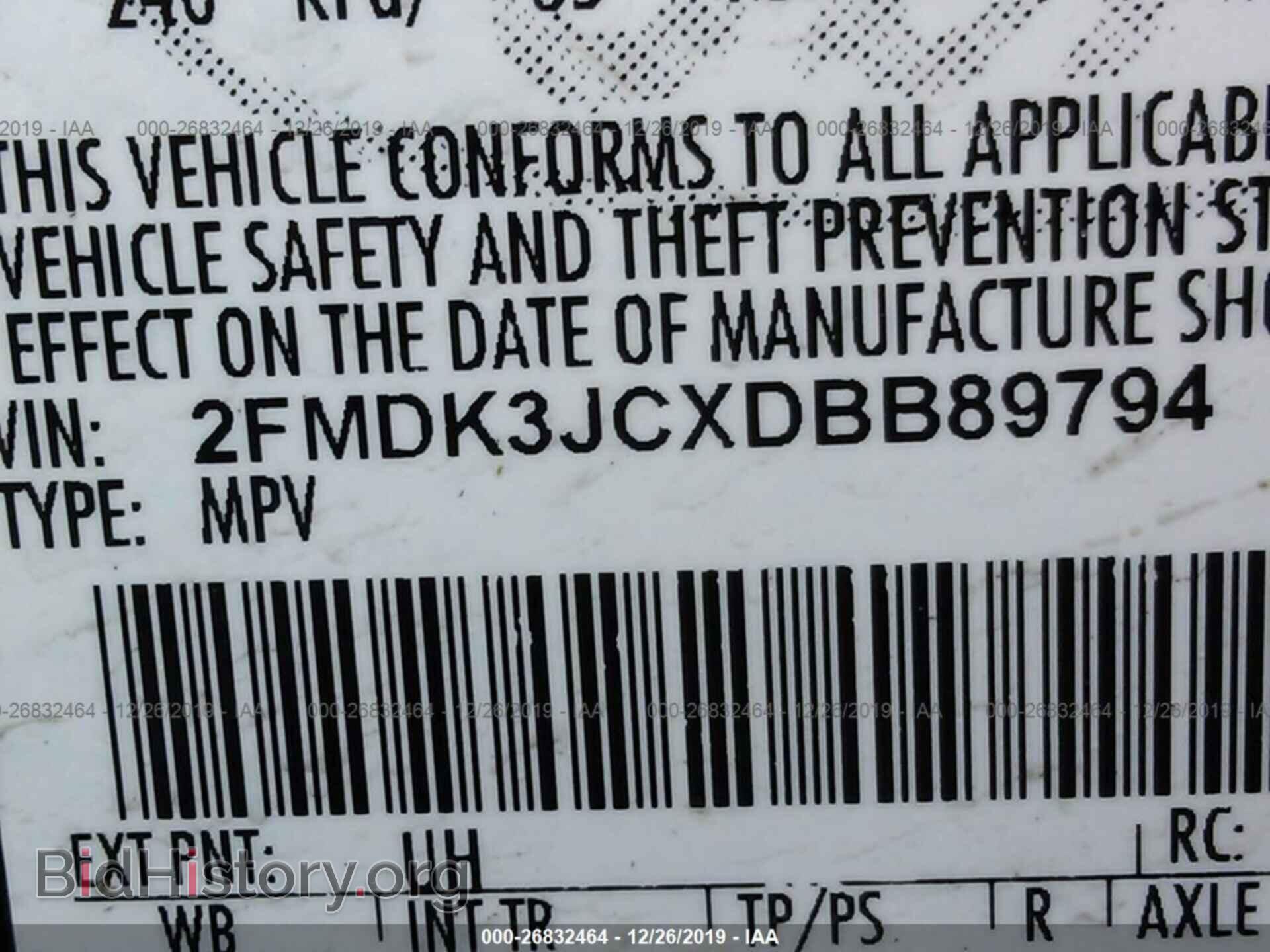 2013 FORD EDGE - VIN: 2FMDK3JCXDBB89794 - Photo 9