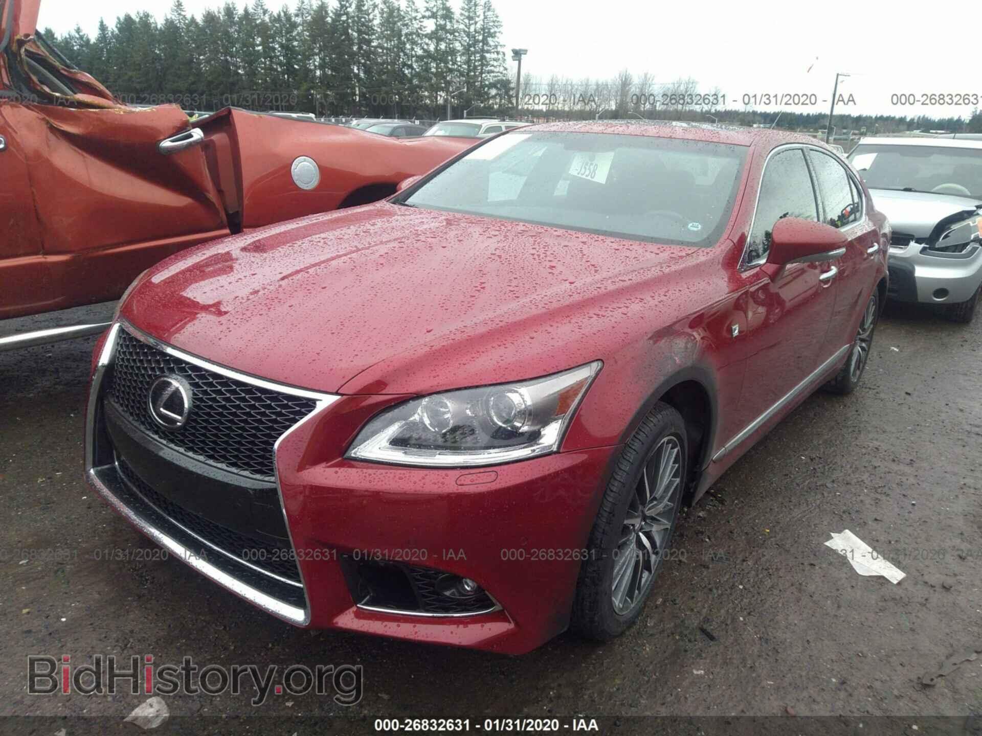 2013 LEXUS LS - VIN: JTHCL5EF8D5017635 - Фото 2