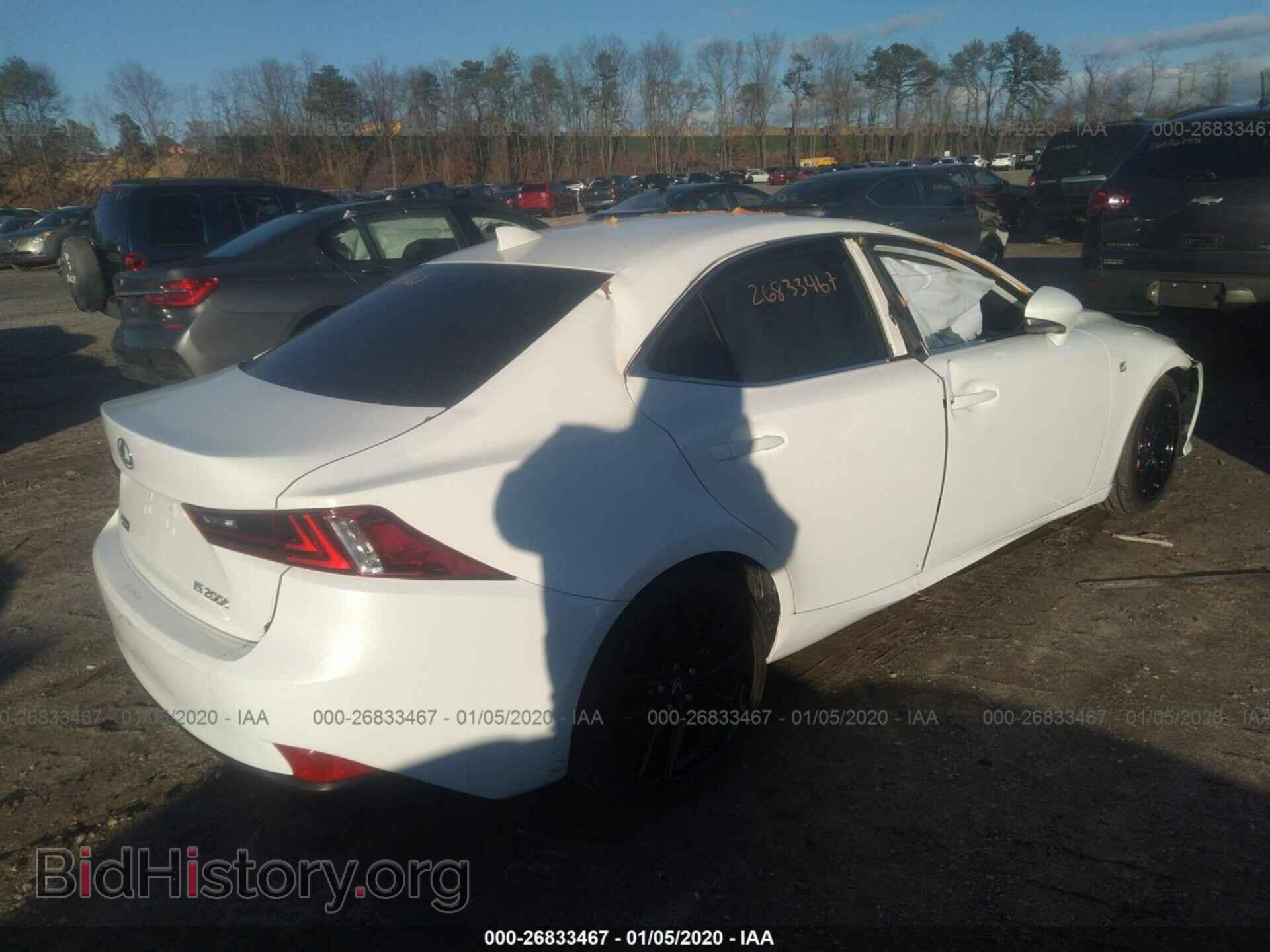 2016 LEXUS IS - VIN: JTHBA1D29G5032397 - Фото 4