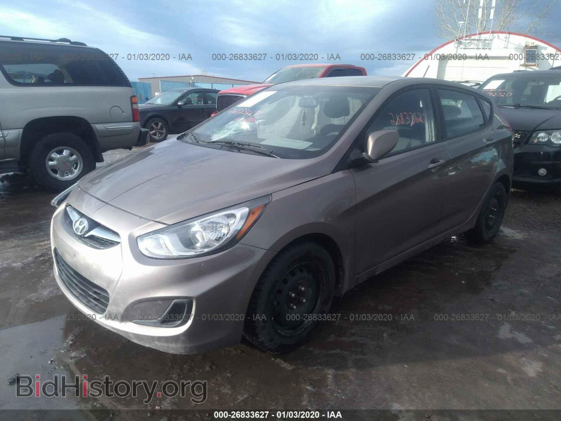 2013 HYUNDAI ACCENT - VIN: KMHCT5AE5DU092955 - Фото 2