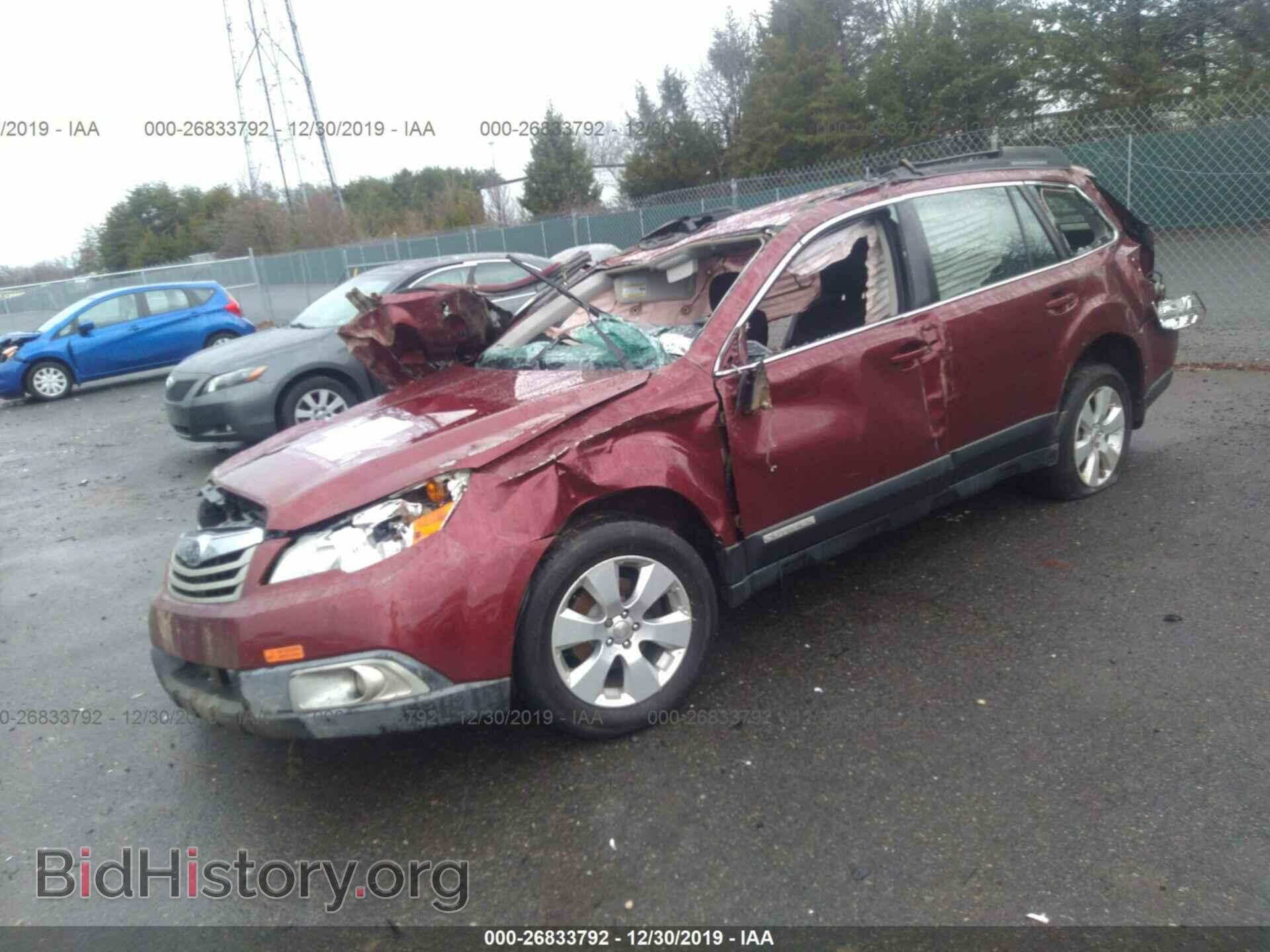 2012 SUBARU OUTBACK - VIN: 4S4BRBAC2C1230264 - Фото 2