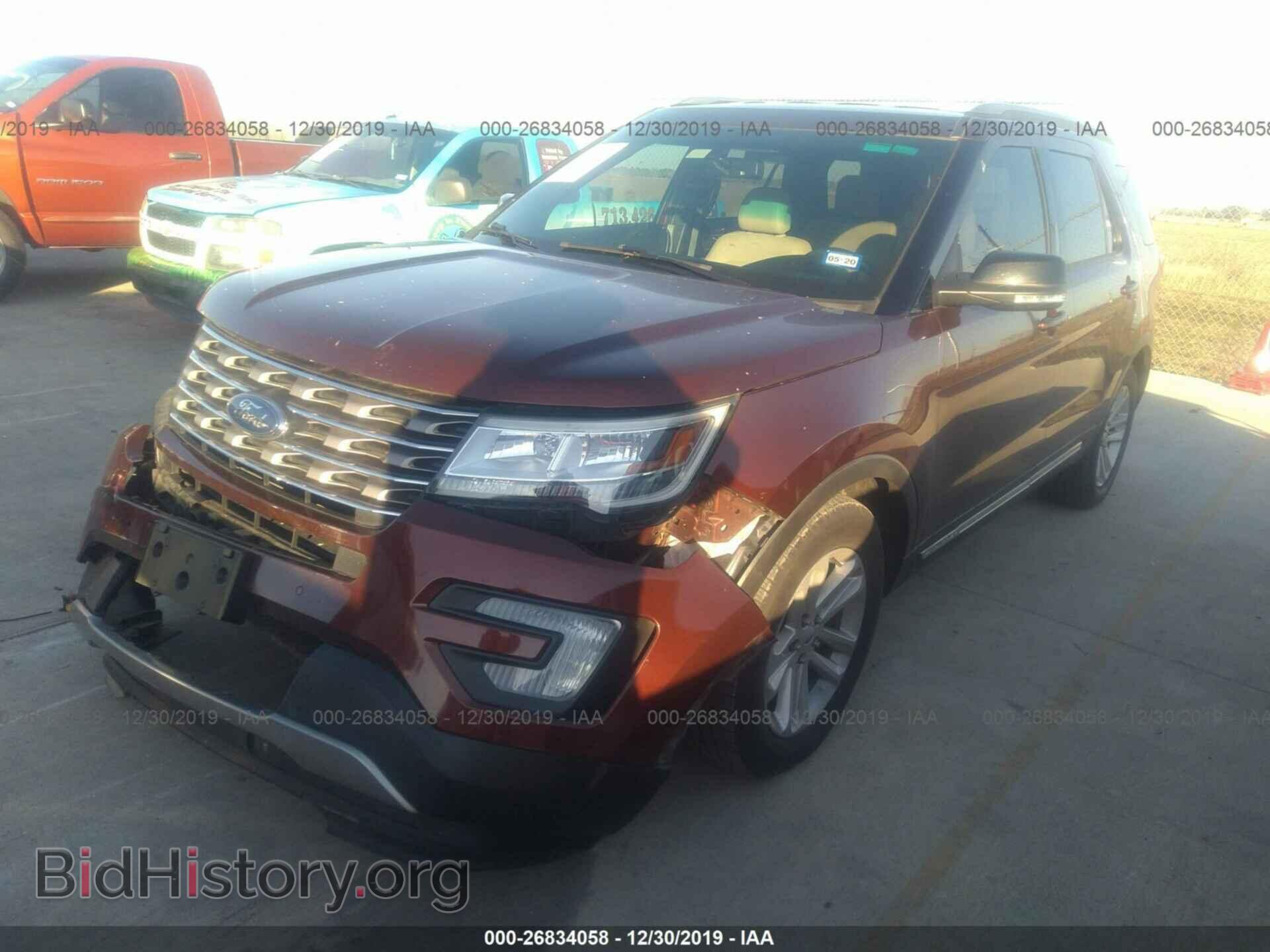 2016 FORD EXPLORER - VIN: 1FM5K7DH8GGD01265 - Фото 2