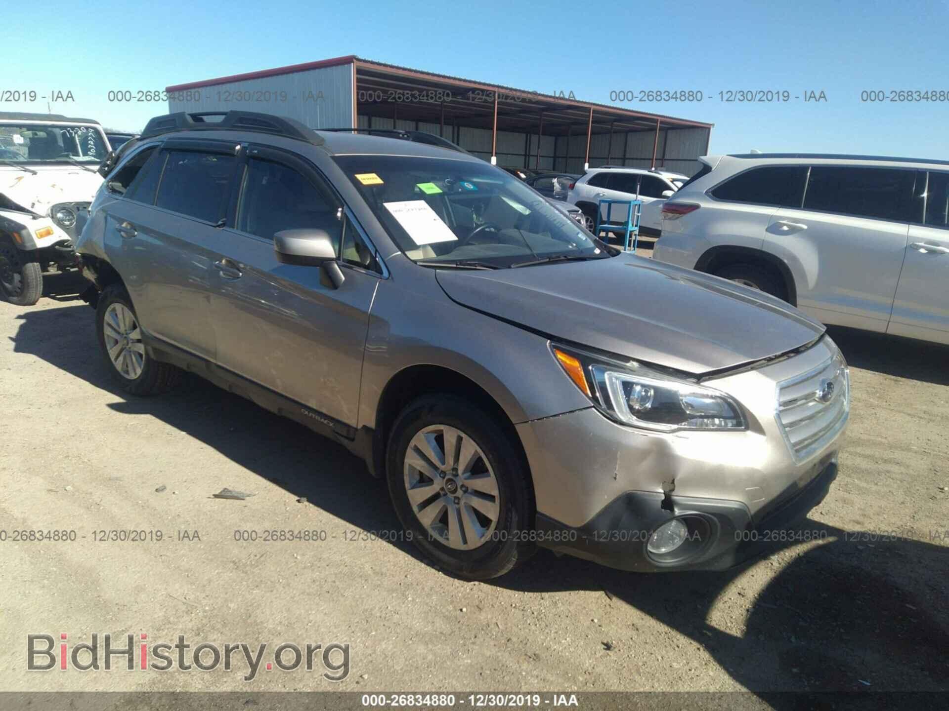 Фотография 4S4BSACC6G3273642 - SUBARU OUTBACK 2016