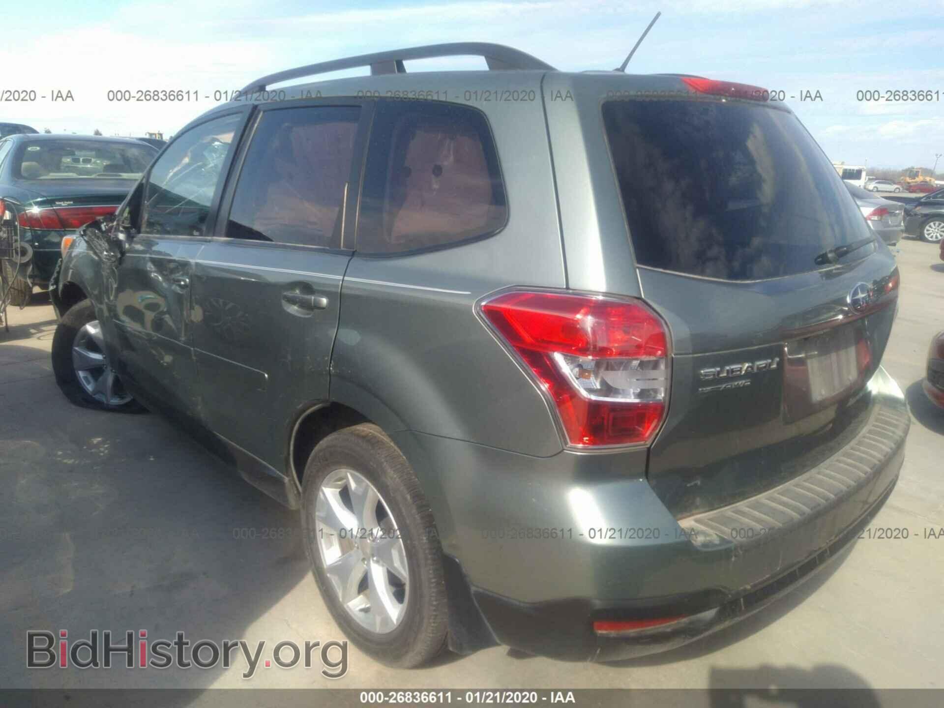 2014 SUBARU FORESTER - VIN: JF2SJAEC7EH502044 - Фото 3