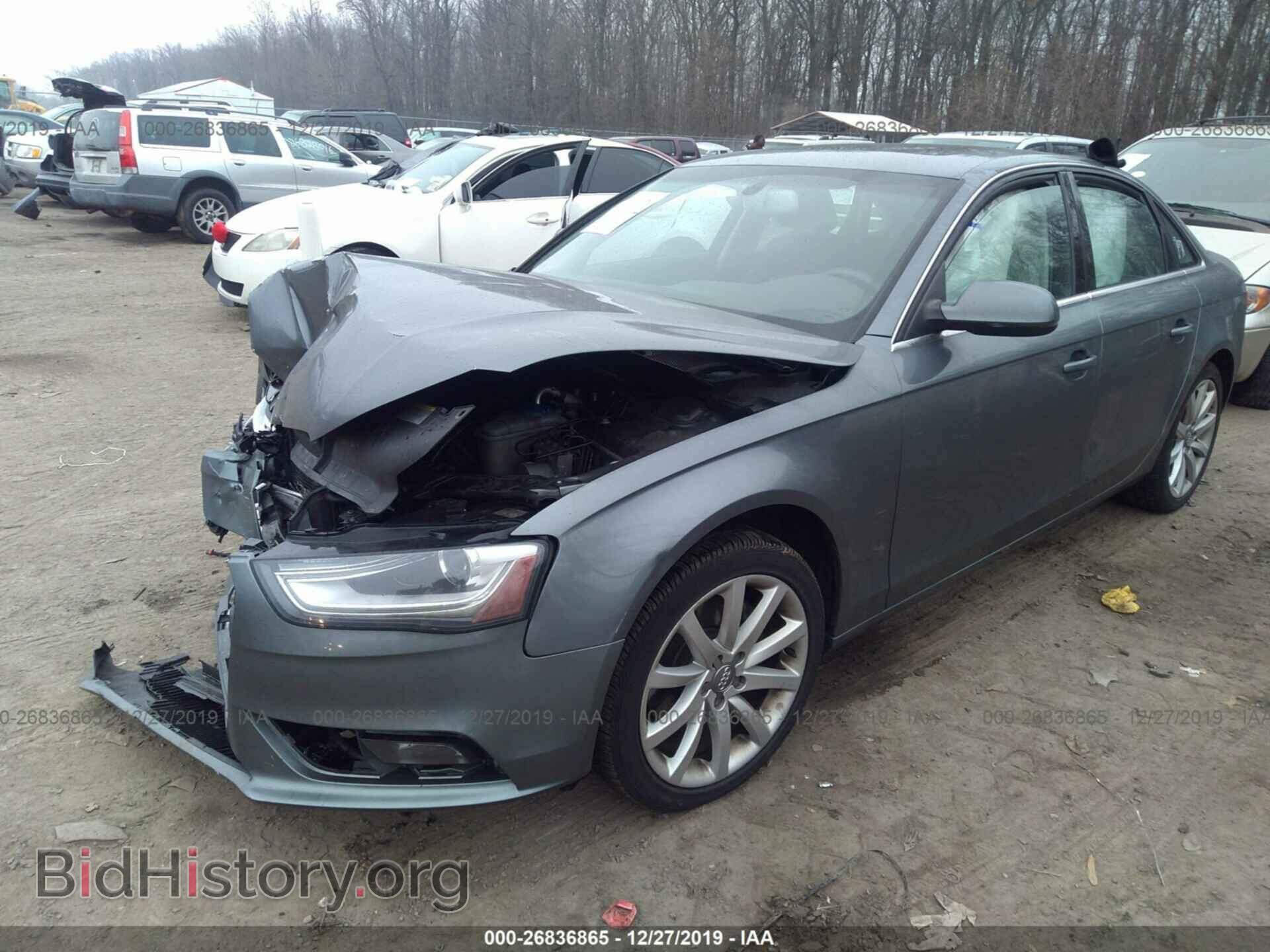 2013 AUDI A4 - VIN: WAUFFAFL1DN021719 - Фото 2